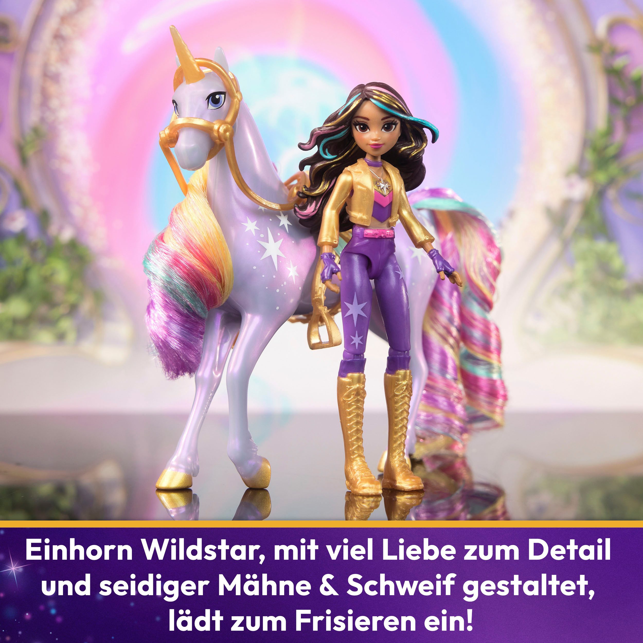 Spin Master Aankleedpop Unicorn Academy - Small Doll & Unicorn - Sophia & Wildstar
