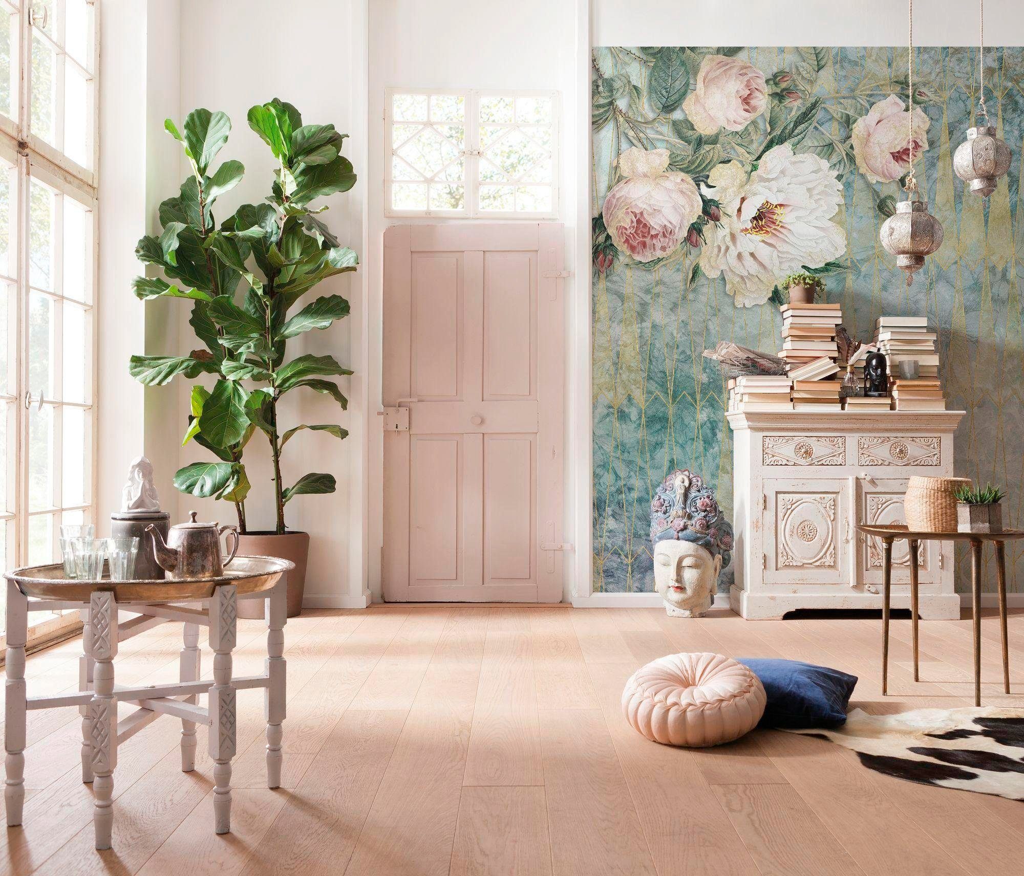 Komar Vliesbehang Digitale print vlies - La Rosa - Afmeting 200 x 250 cm (1 stuk)