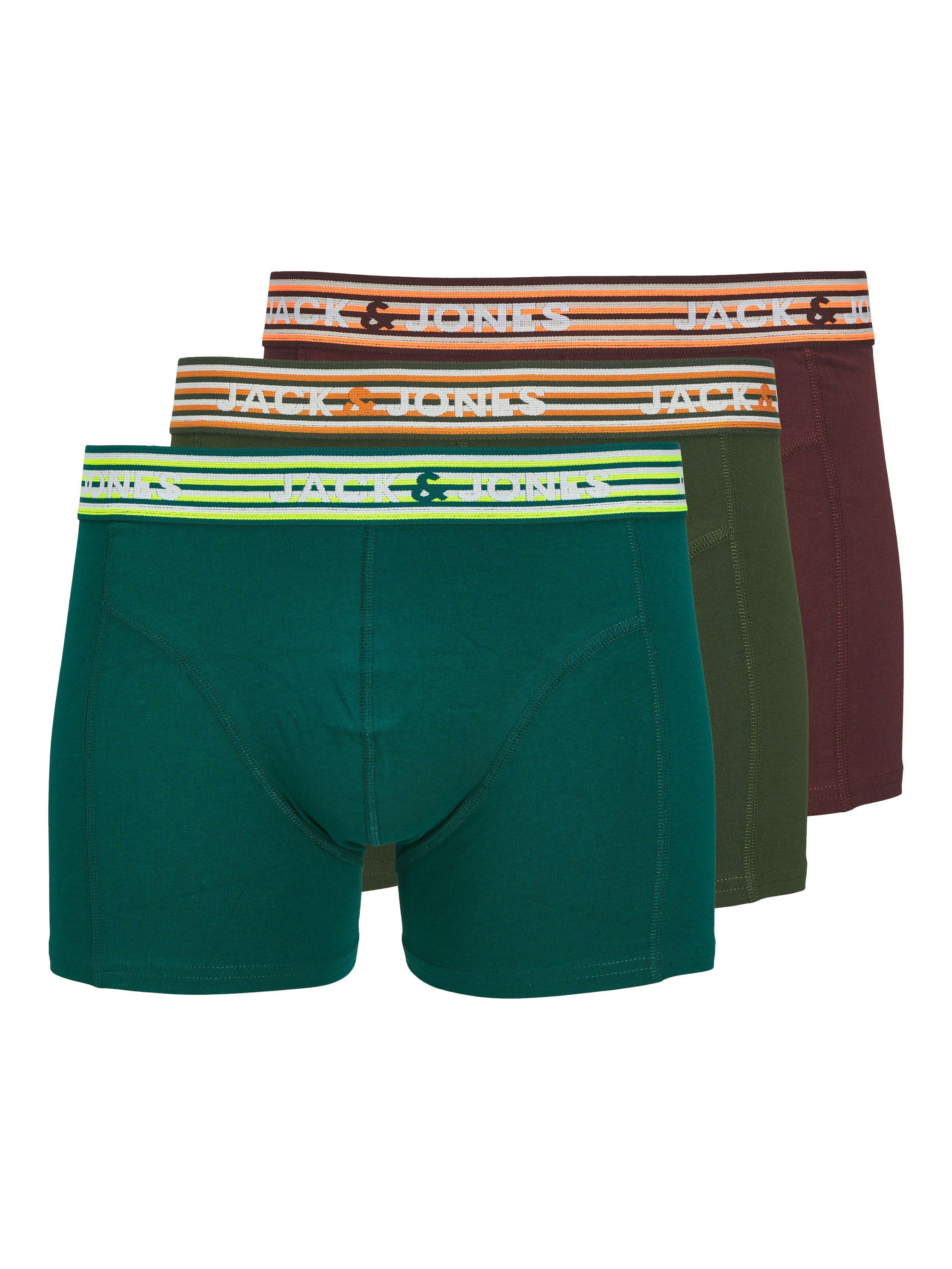 Jack & Jones Trunk JACDARVIN SOLID TRUNKS 3 PACK SN (set 3 stuks)