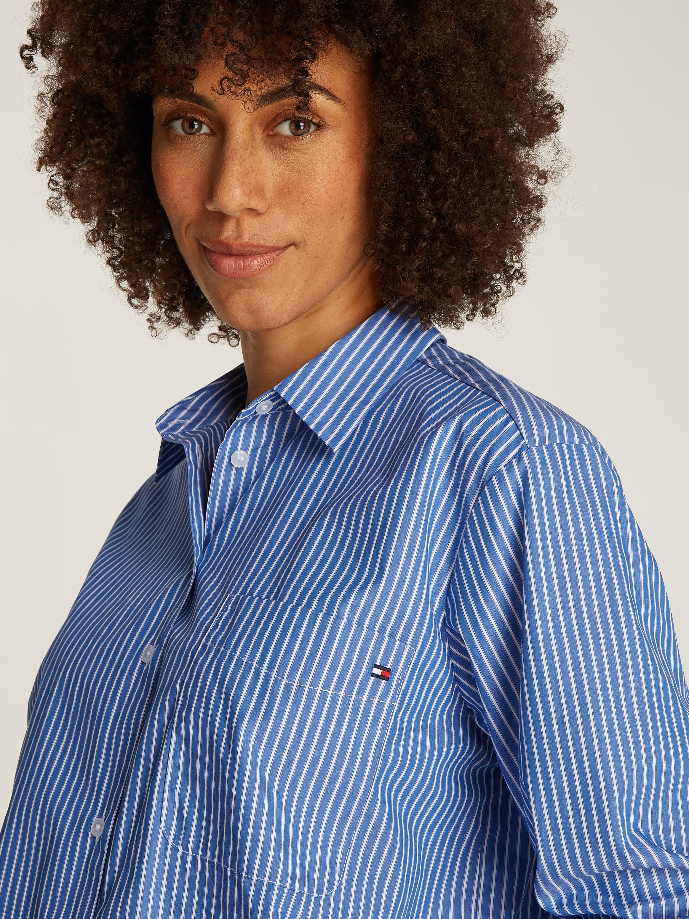 Tommy Hilfiger Overhemdblouse ESS POPLIN EASY FIT SHIRT