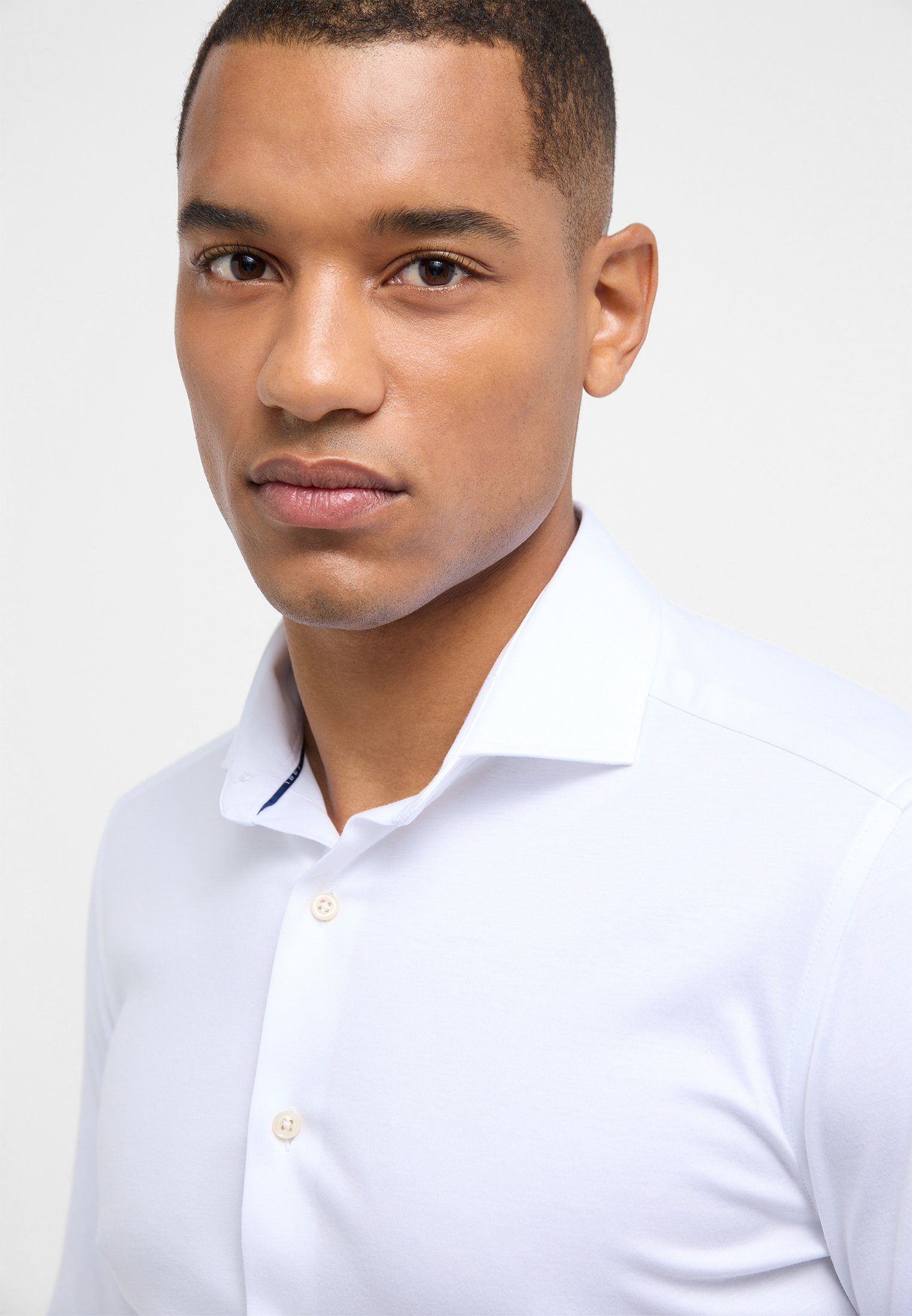 Eterna Overhemd met lange mouwen Slim fit NON IRON (strijkvrij)