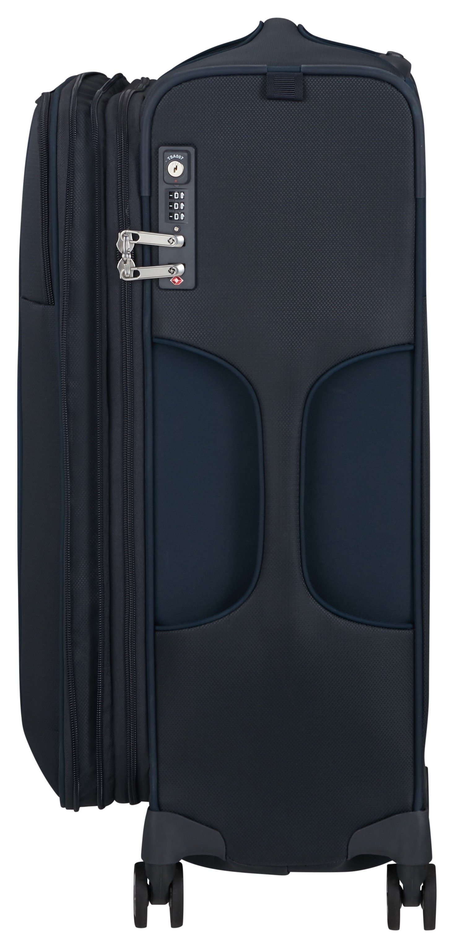 Samsonite Zachte bagage trolley D'LITE, verschillende maten en kleuren Reiskoffer zachte schaal koffer TSA-cijferslot in klassiek ontwerp