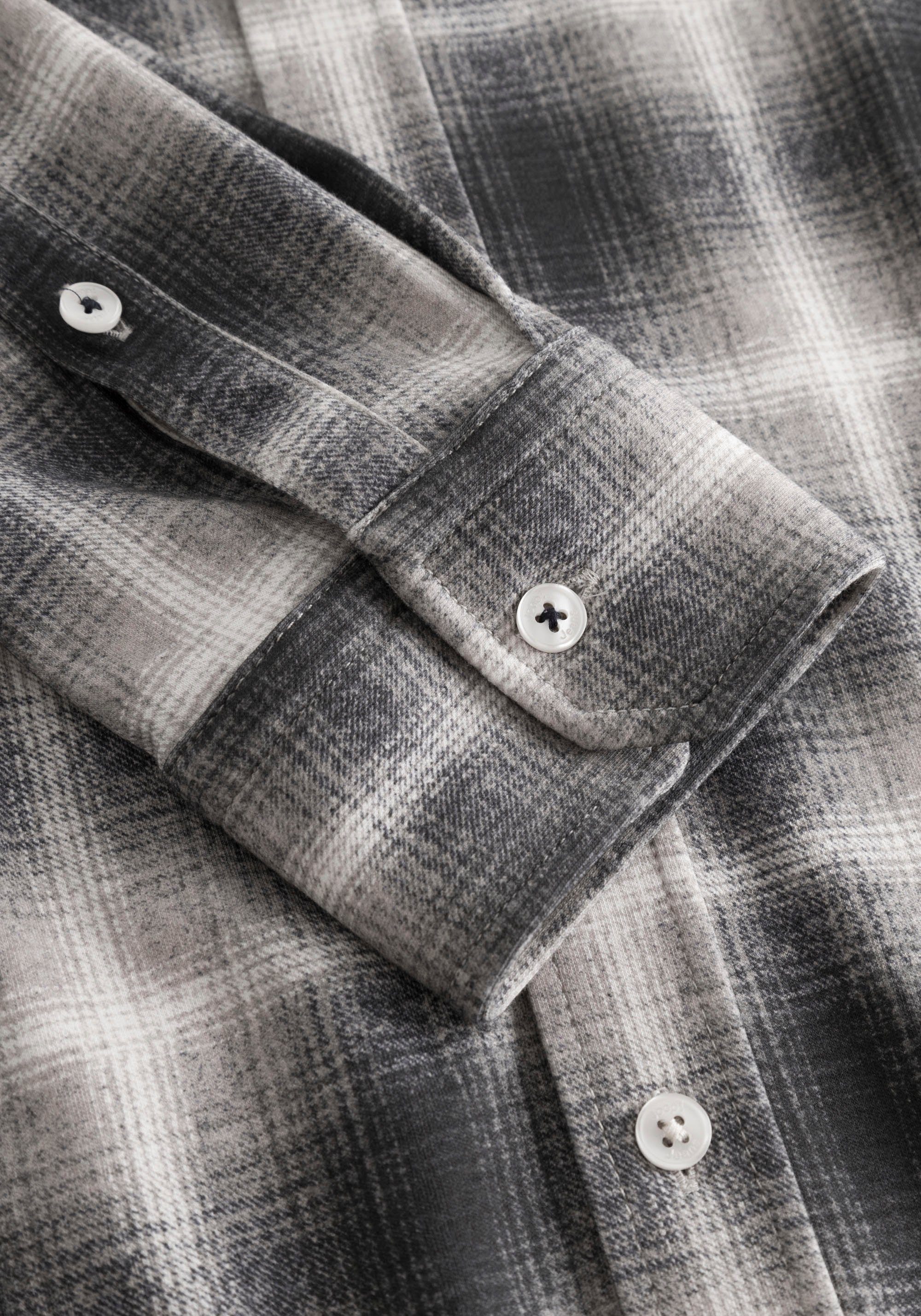 Joop Jeans Geruit overhemd JJSH-89Hanson2-J met knoopsluiting