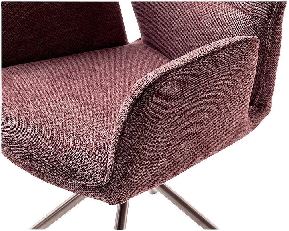 MCA furniture Eetkamerstoel Greyton (2-set), draaibaar 180°, belastbaarheid 120 kg, zithoogte ca. 50 cm