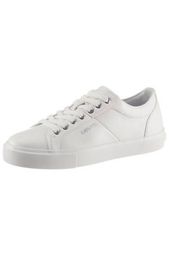 levi's plateausneakers woodward s met levi`s opschrift wit