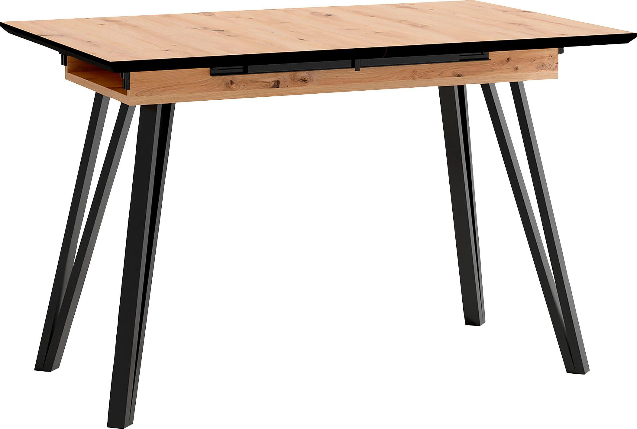 byLIVING Eettafel Keulen uittrekbaar met binnenin geplaatst inlegblad