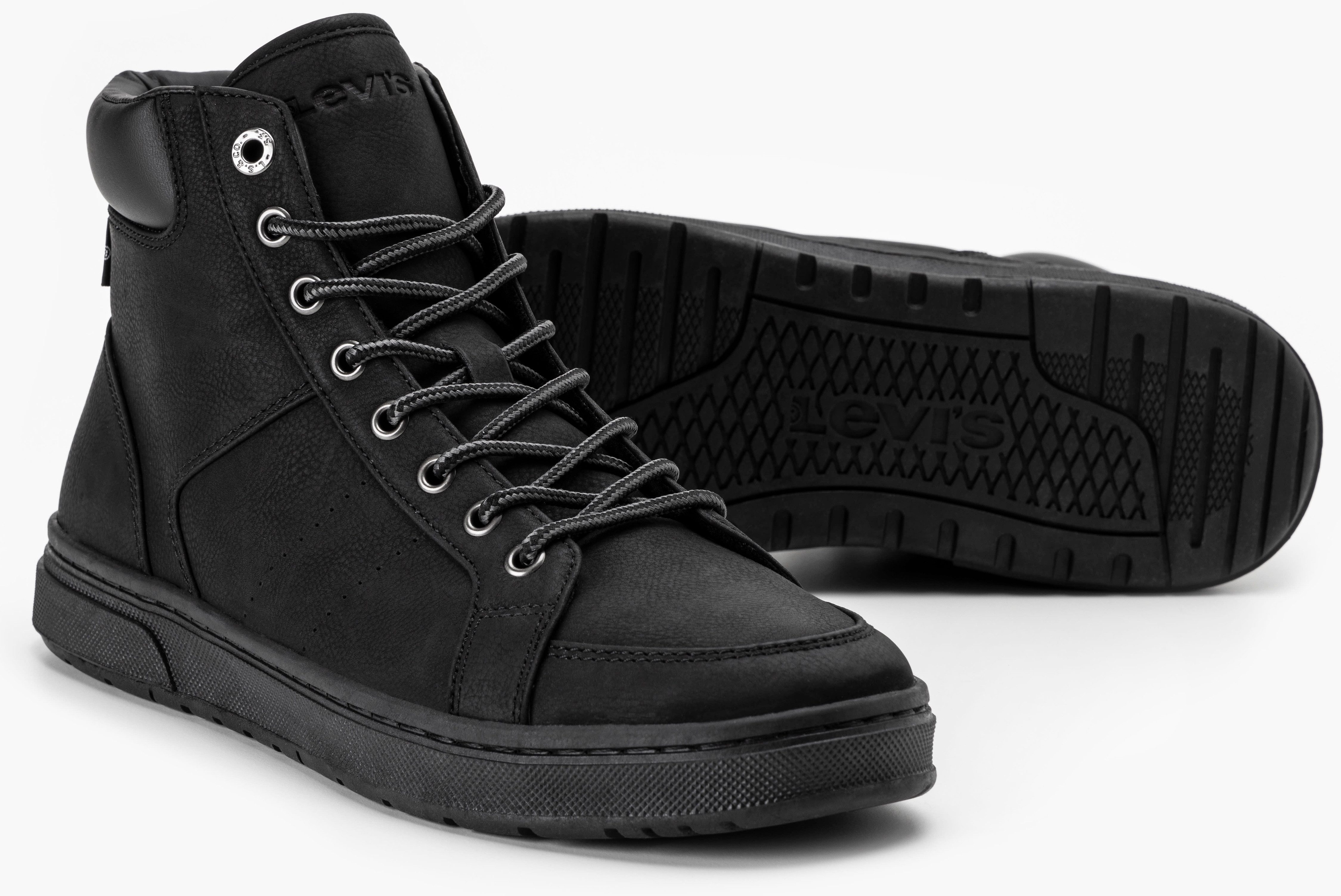 Levi's® Sneakers PIPER MID , veterschoenen, vrijetijdsschoen, veterschoenen met logo-embossing