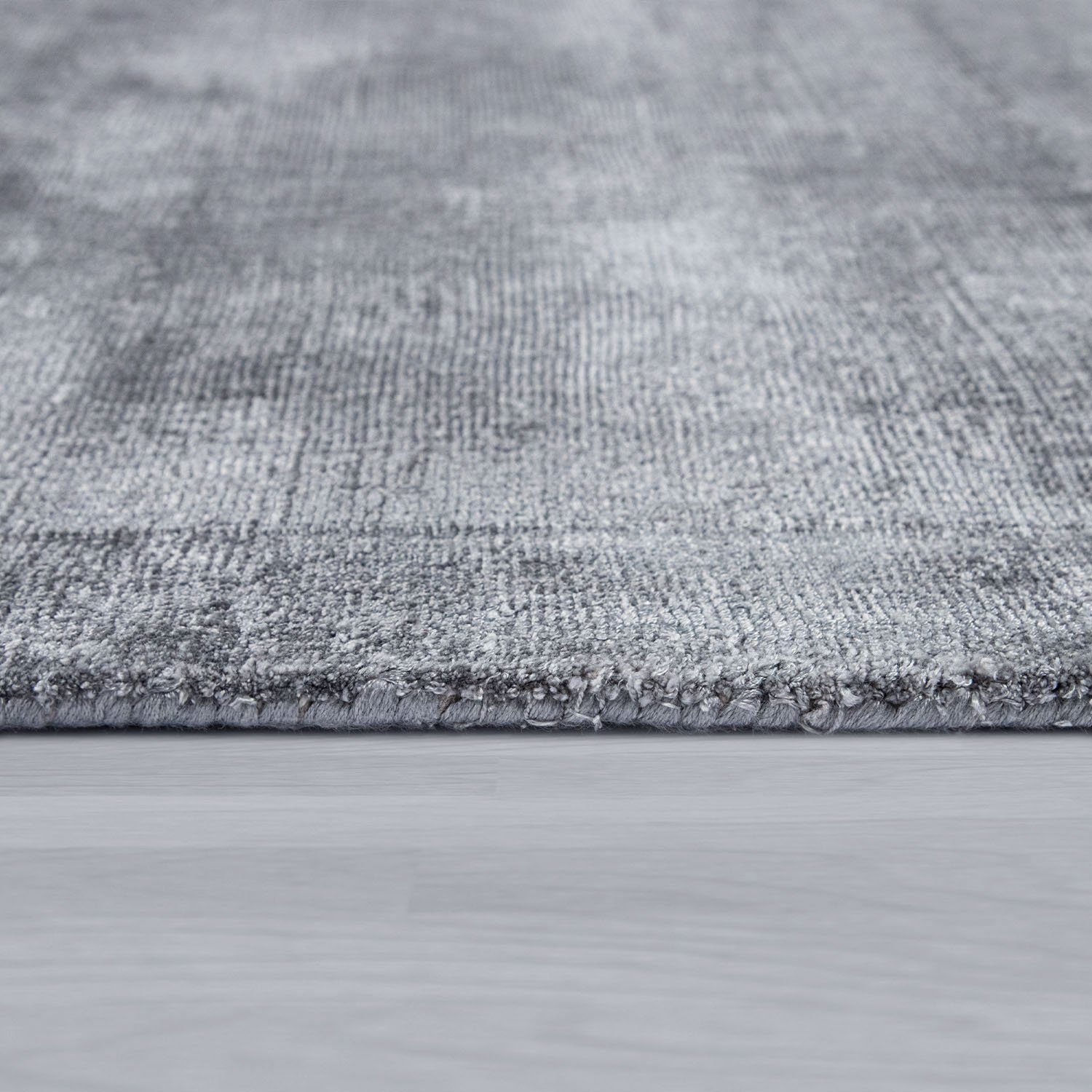 Paco Home Vloerkleed Nagpur 260 Handgeweven, korte pool, 80% viscose, met lichte glans, met de hand geweven