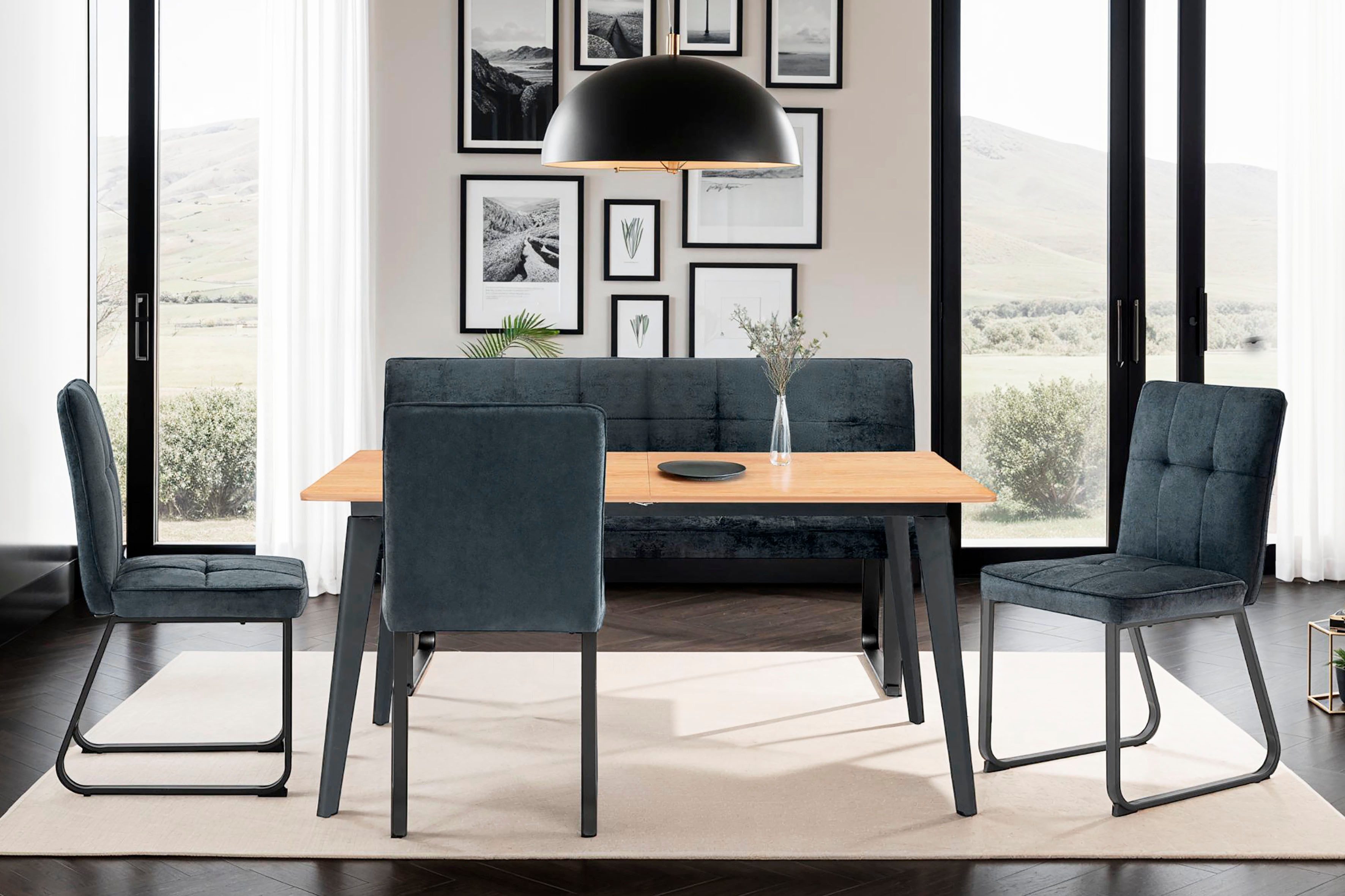 byLIVING Eetkamerstoel Talea Nosag-vering in de zitting, cord stof (set, 2 stuks)