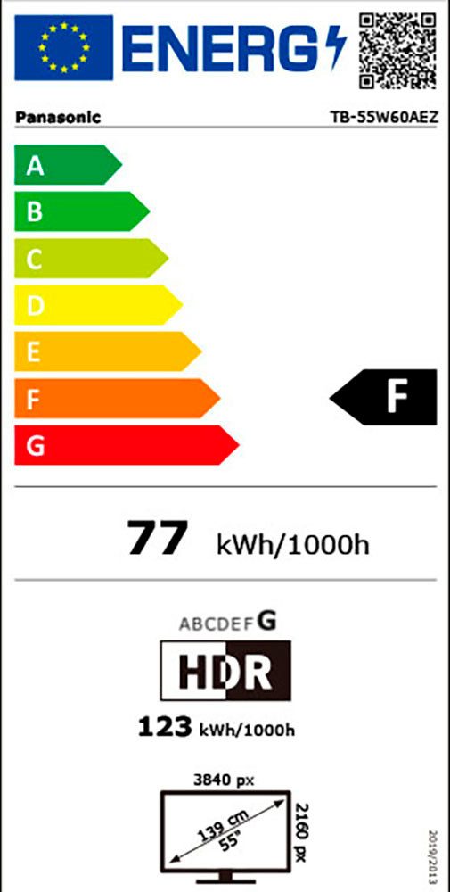Panasonic Led-TV TB-55W60AEZ, 139 cm / 55", 4K Ultra HD, Smart TV