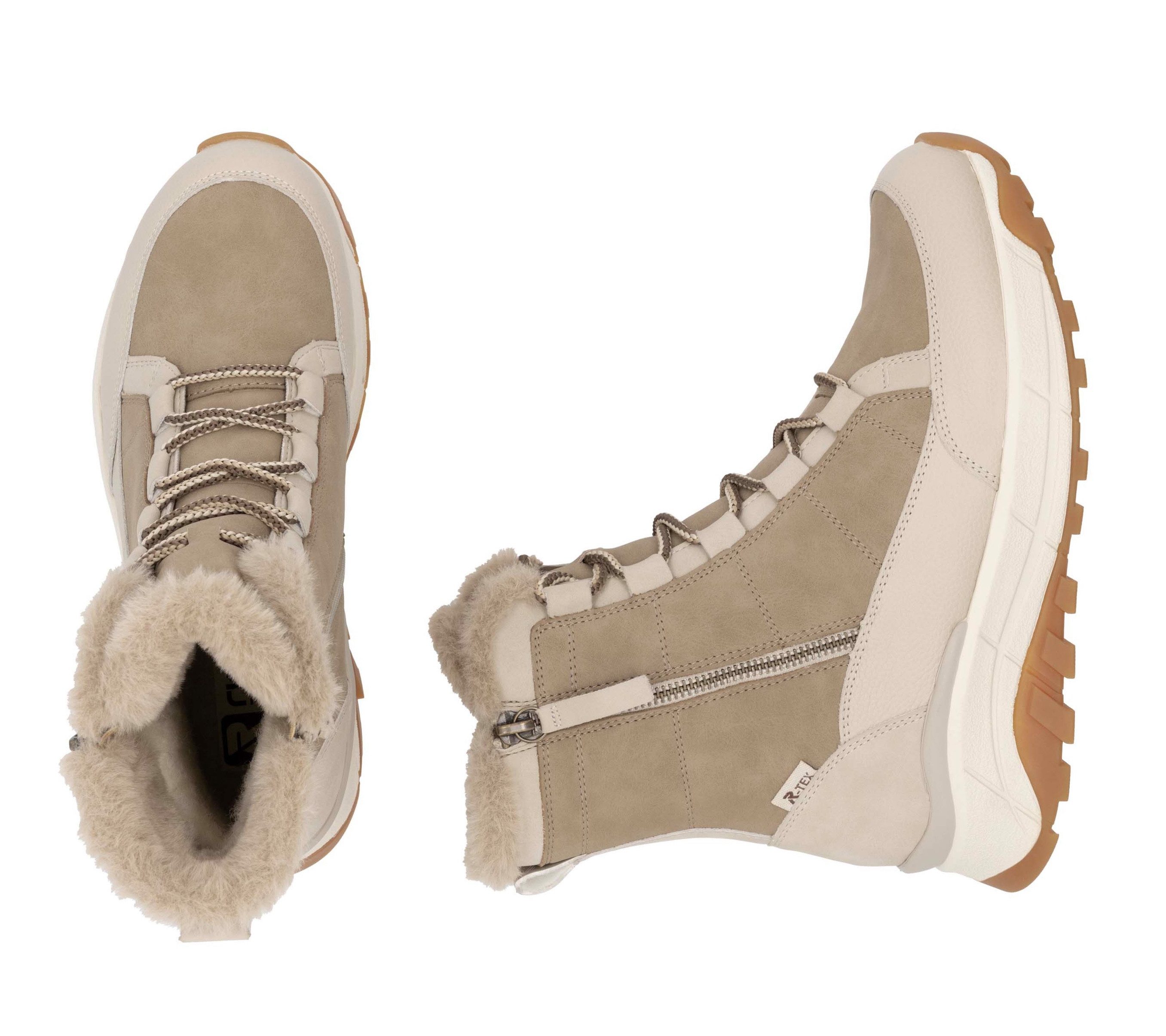 RIEKER Sport Winterlaarzen ankle boot, profile sole, with tex membrane for winter