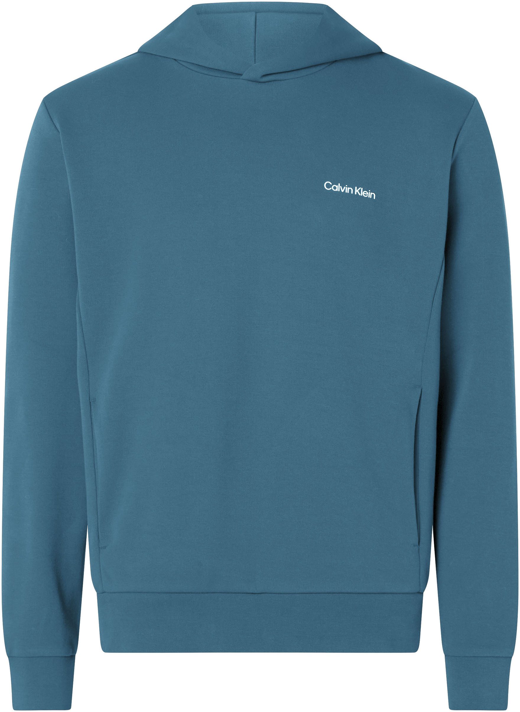 Calvin Klein Sweatshirt BT_MICRO LOGO REPREVE SWEATSHIRT in grote maten met logo-opschrift