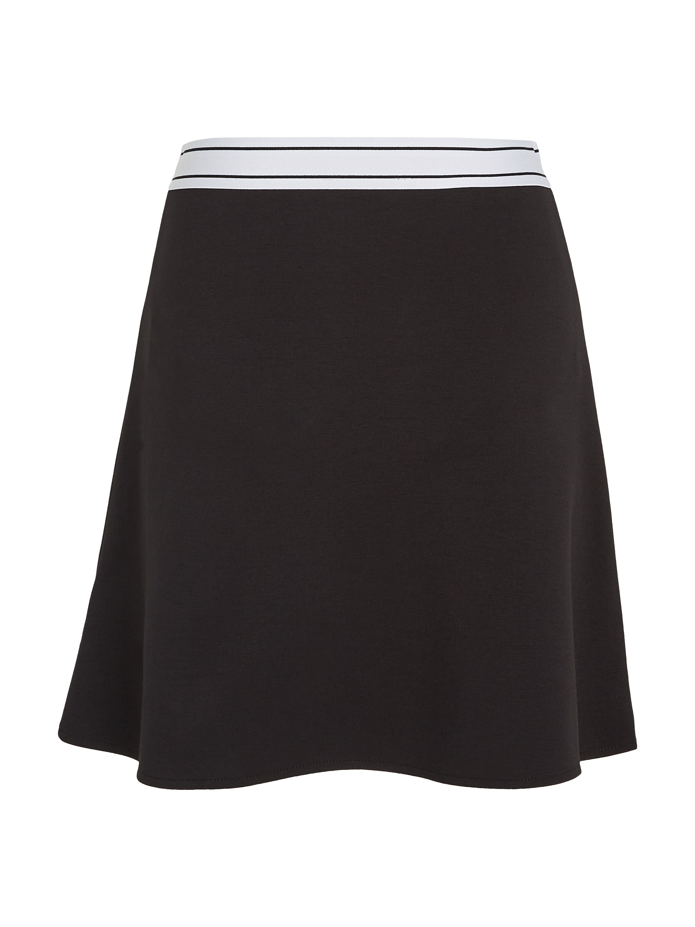 TOMMY JEANS Jerseyrok TJW LOGO TAPING MINI SKIRT Webrok met Tommy Jeans logo-elastiektape