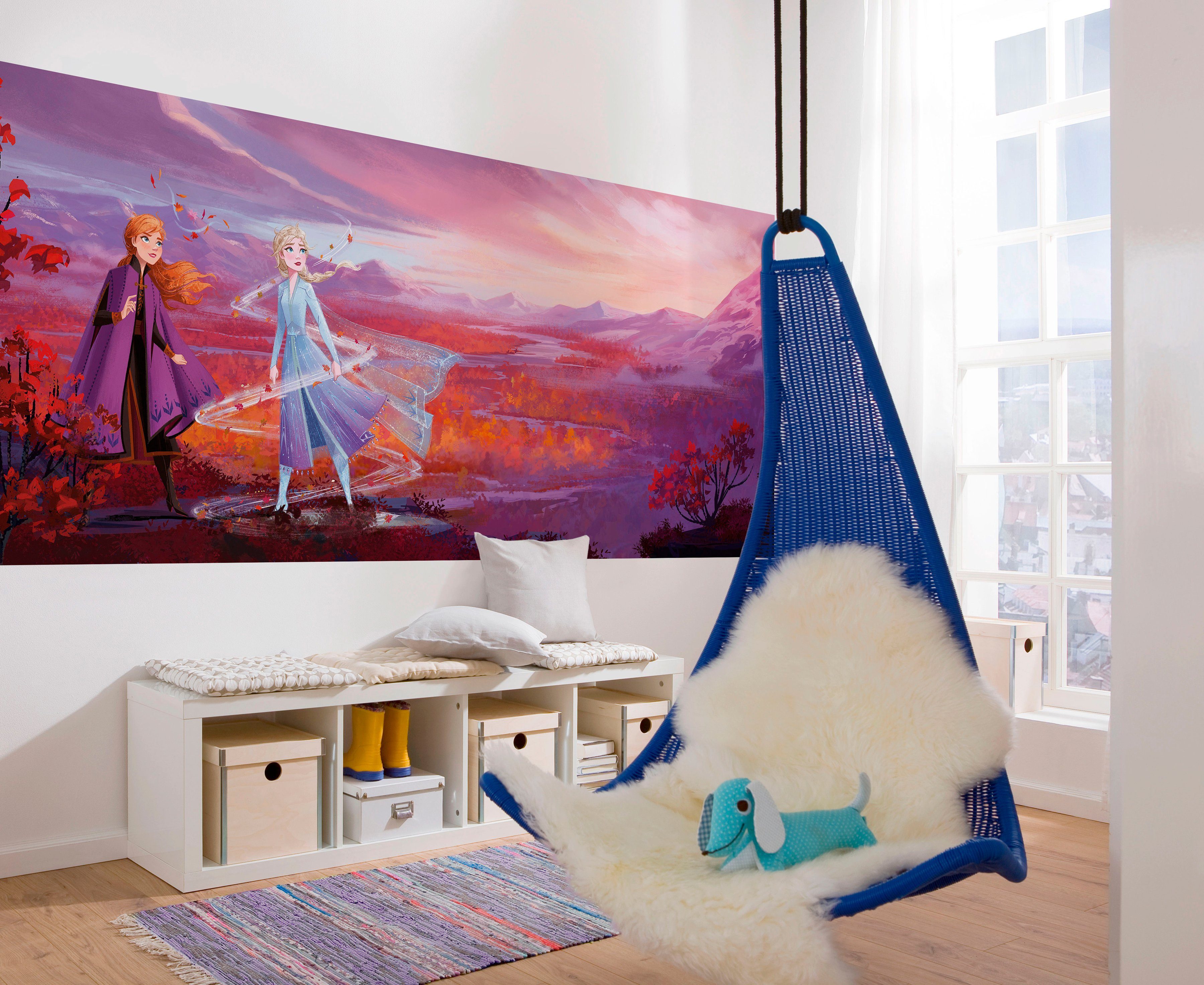 Komar Fotobehang Frozen Panorama - Afmeting 368 x 127 cm (set)