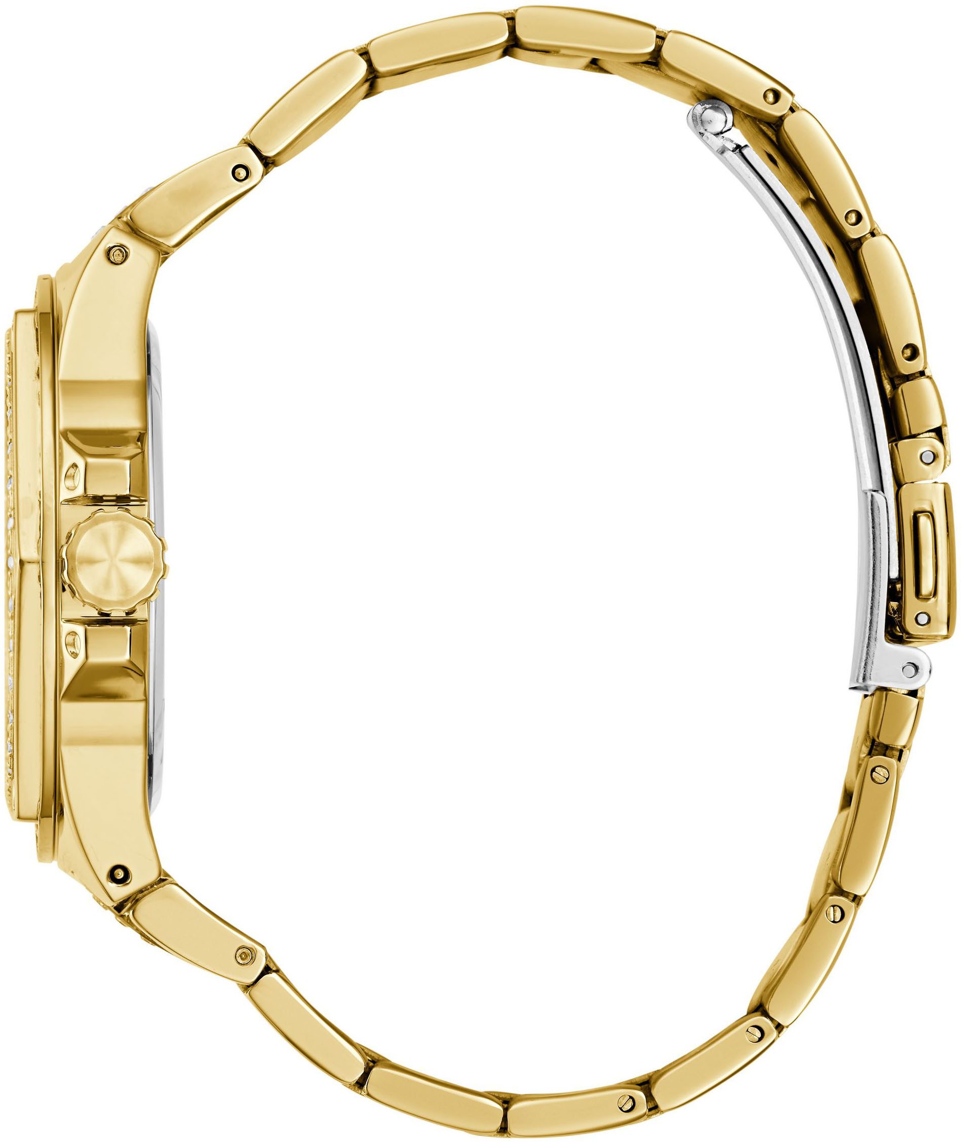 Guess Multifunctioneel horloge Envy Quartz horloge, polshorloge, dameshorloge, datum, weekdag, roestvrijstalen band