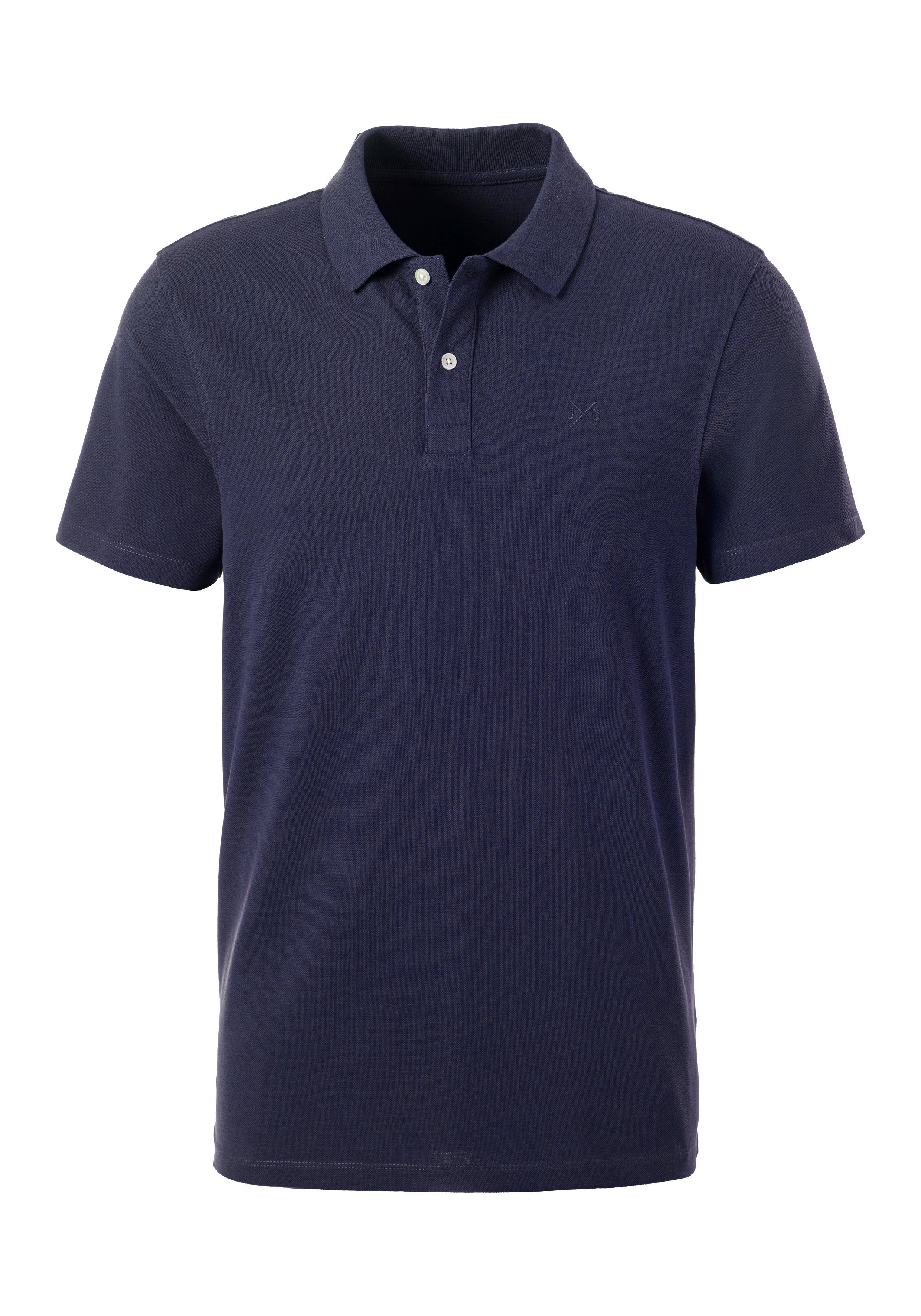 John Devin Poloshirt met subtiele hoogwaardige logo-borduursel