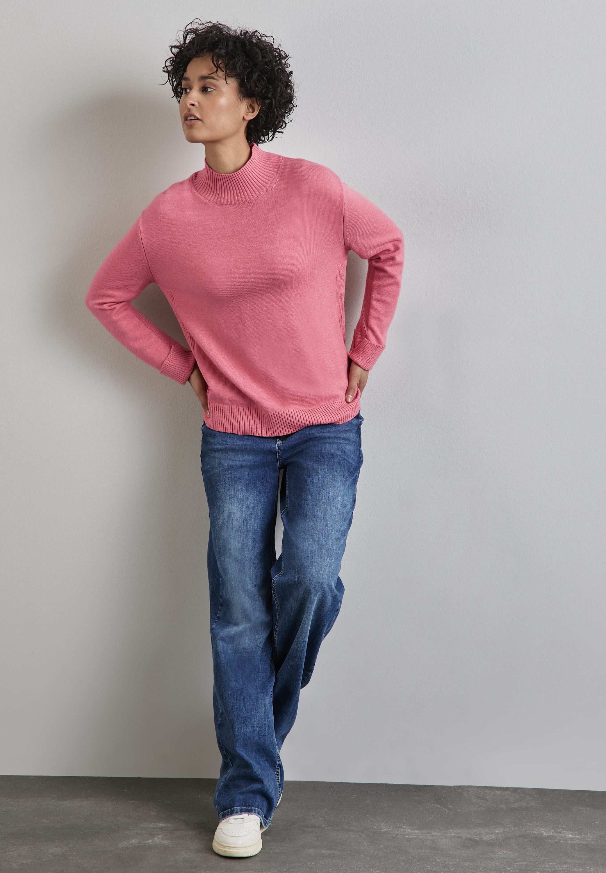 STREET ONE Gebreide trui met turtleneck
