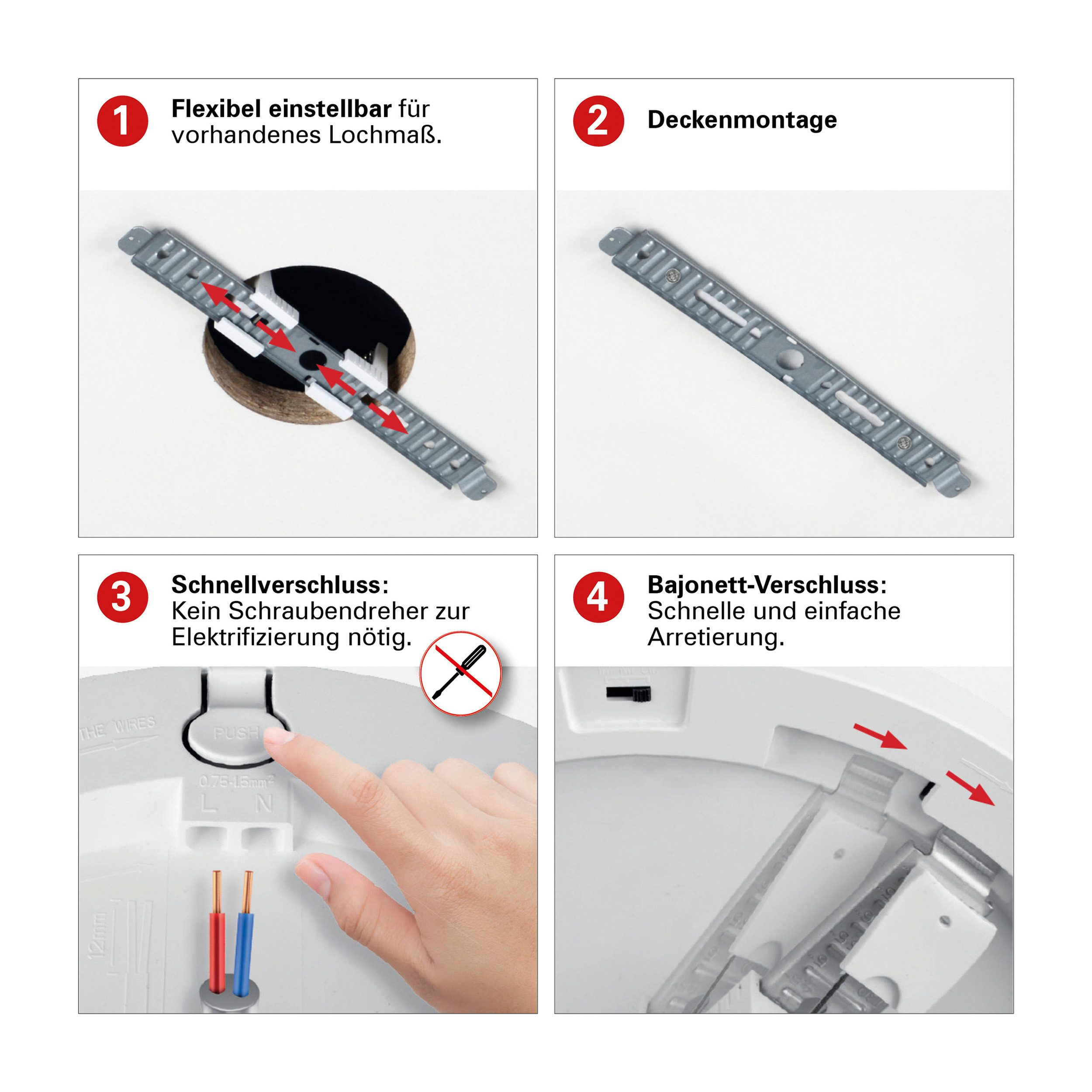 näve Led-plafondlamp Bonus (1 stuk)