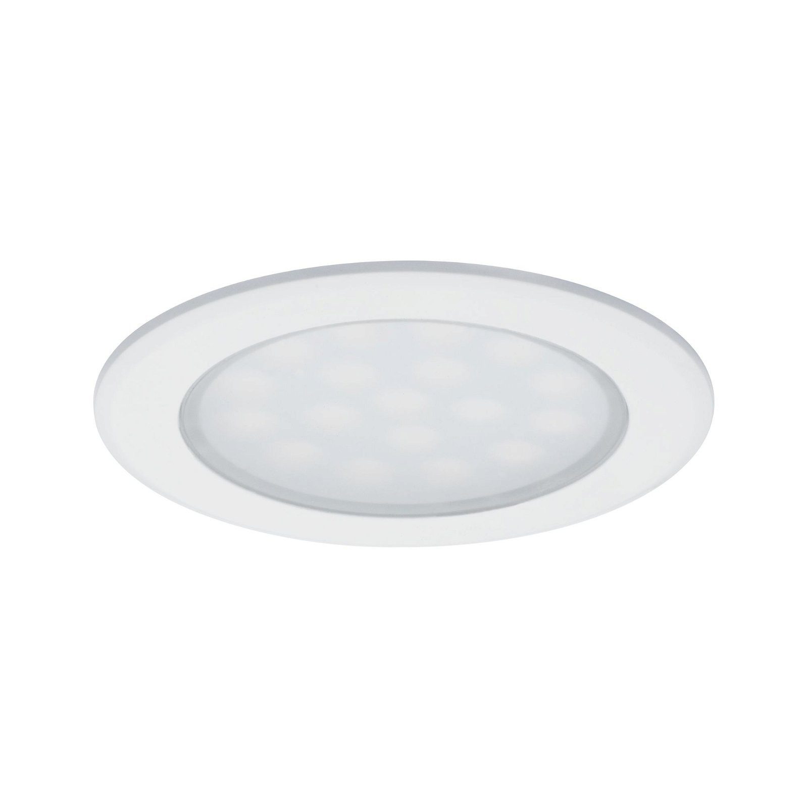 Paulmann Verlichting voor onderkast Meubel EBL Set rond LED 2x2,5W 6VA 230/12V 3000K Wit mat/Alu (2 stuks)