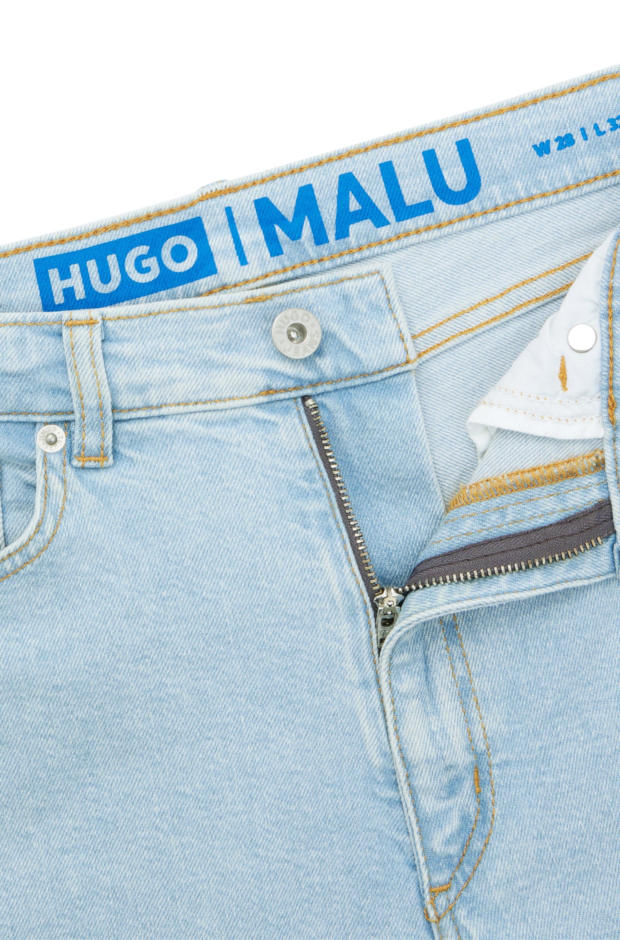 HUGO Blue Skinny fit jeans Malu Skinny fit met gemiddelde taillehoogte