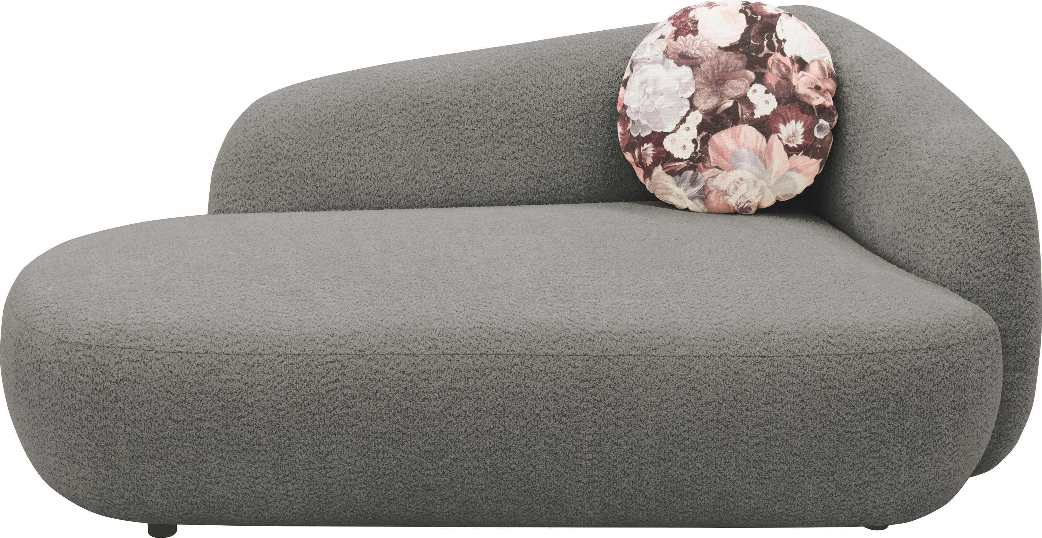andas Récamier Björnar incl. reversible-sierkussen: bloemmotief, resp. uni, Binnenvering, armleuning links of rechts naar keuze, B/D/H: 183x105x75 cm