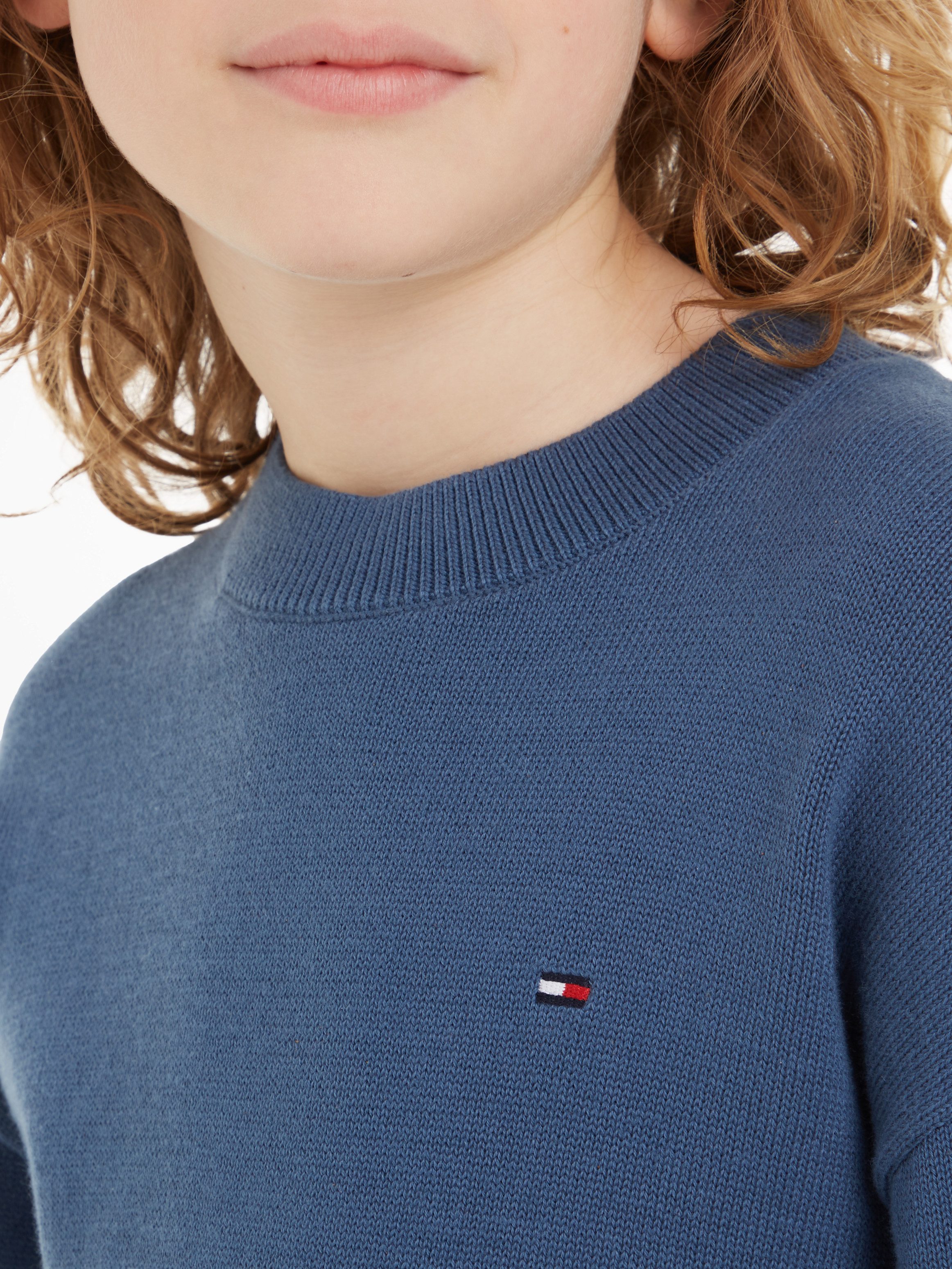 Tommy Hilfiger Gebreide trui ESSENTIAL SWEATER Kinderen tot 16 jaar met logostiksel