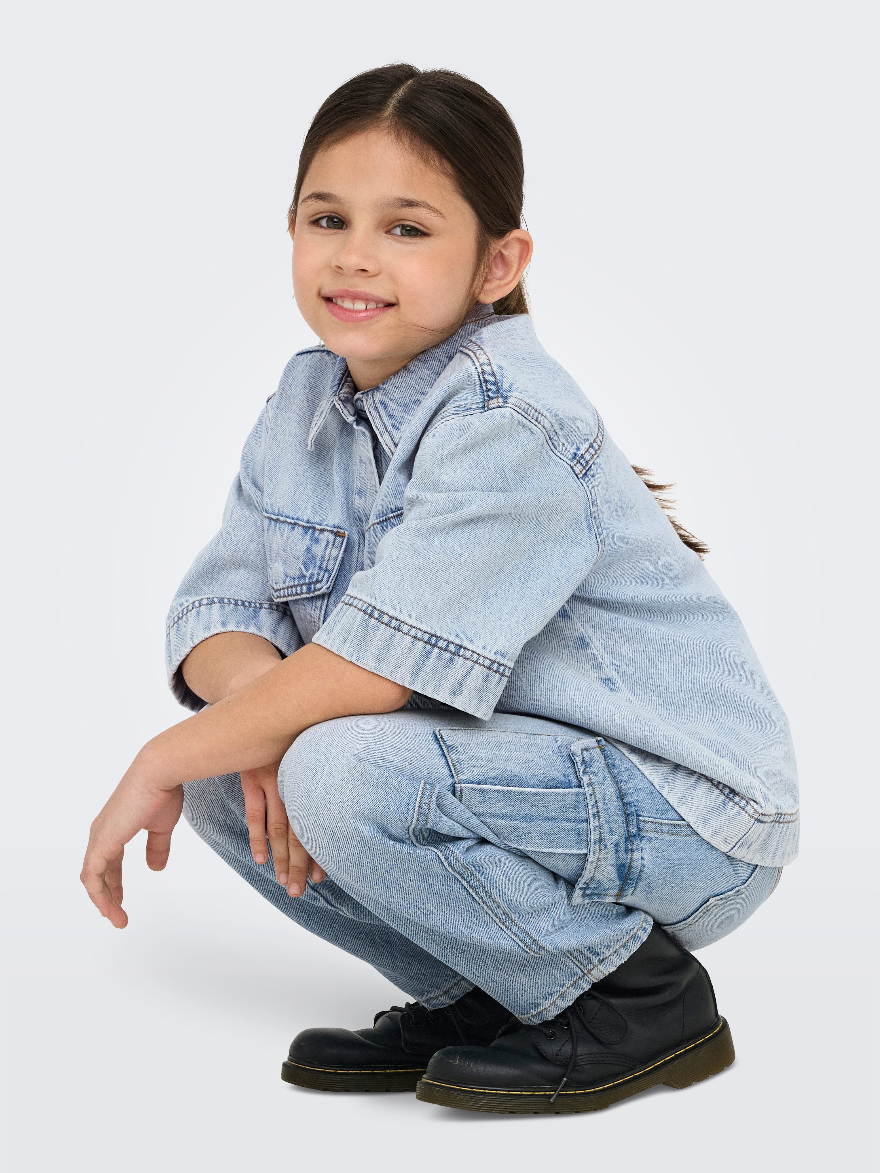 KIDS ONLY Cargo jeans KOGHARMONY WIDE CARGO CARROT AZG NOOS
