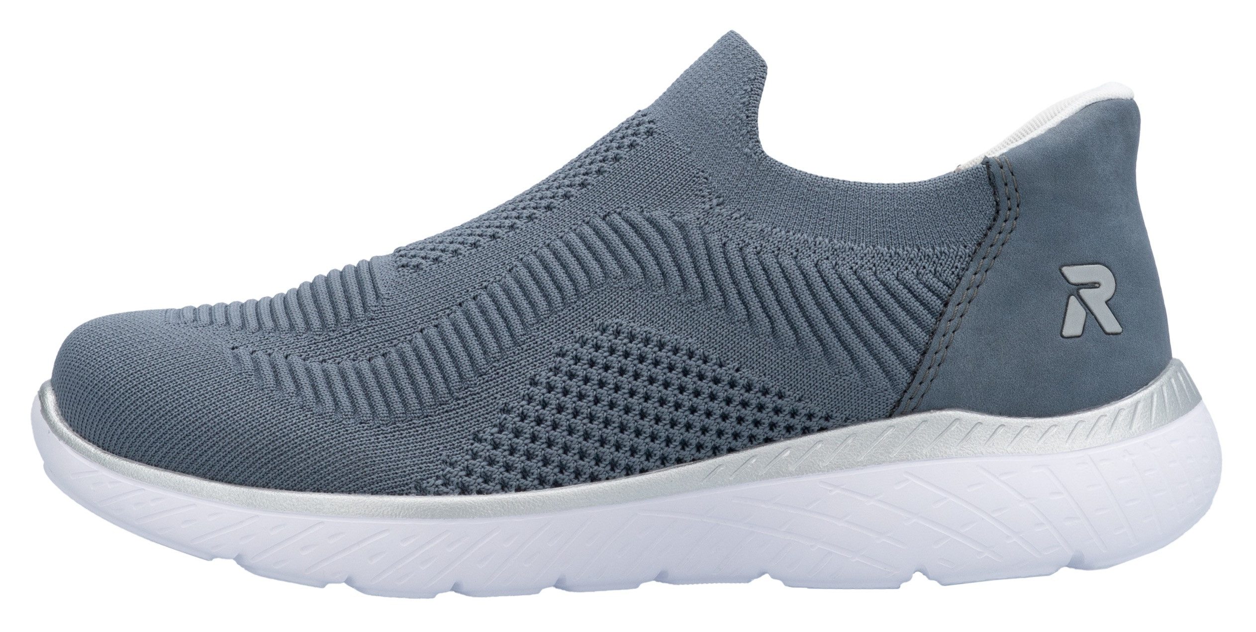 RIEKER Sport Slip-on sneakers Ready2GO Slipper, lage schoen, vrijetijdsschoen met MemoSoft binnenzool
