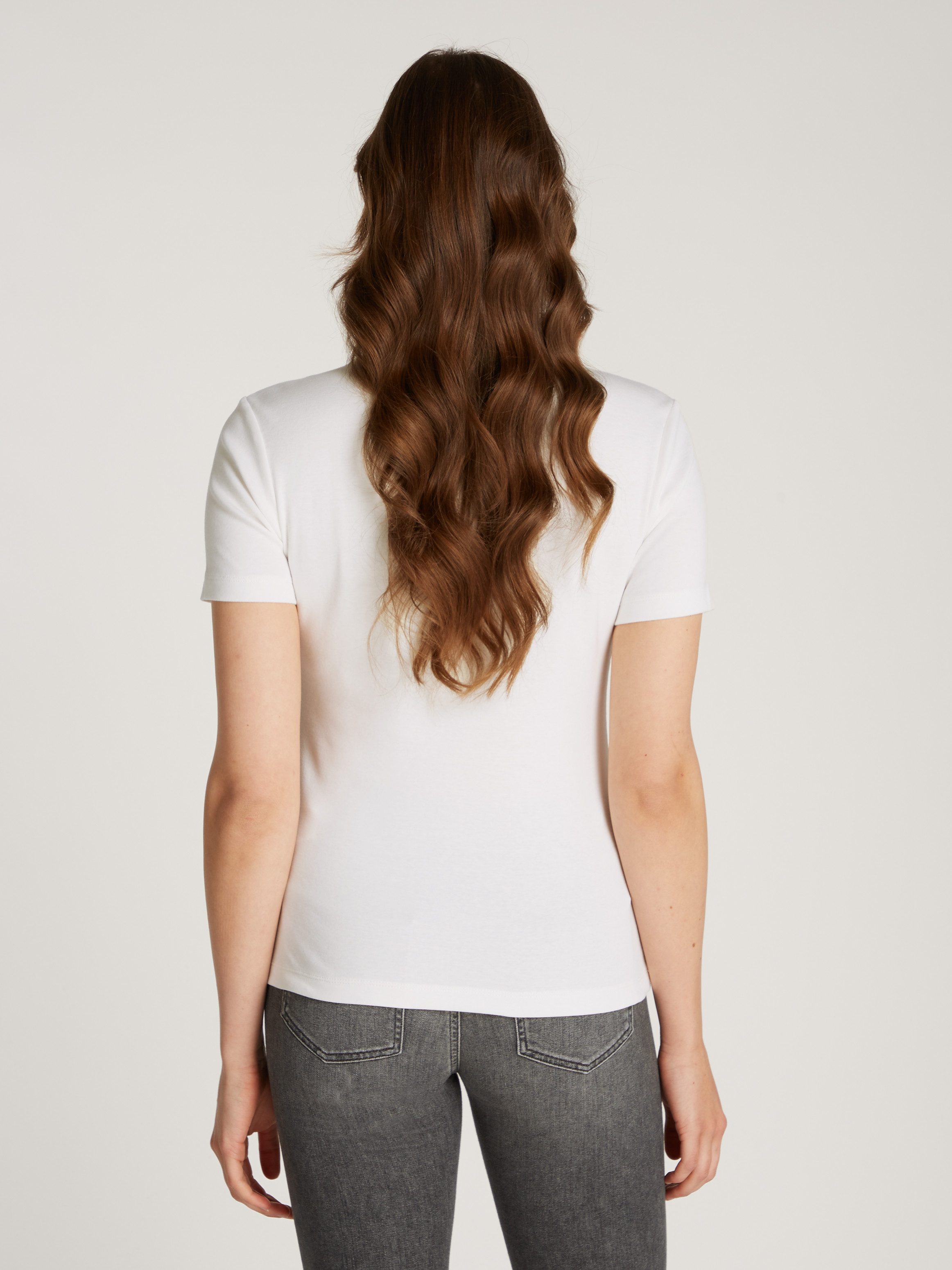 Tommy Hilfiger T-shirt SLIM CODY C-NK SS met geborduurd logo