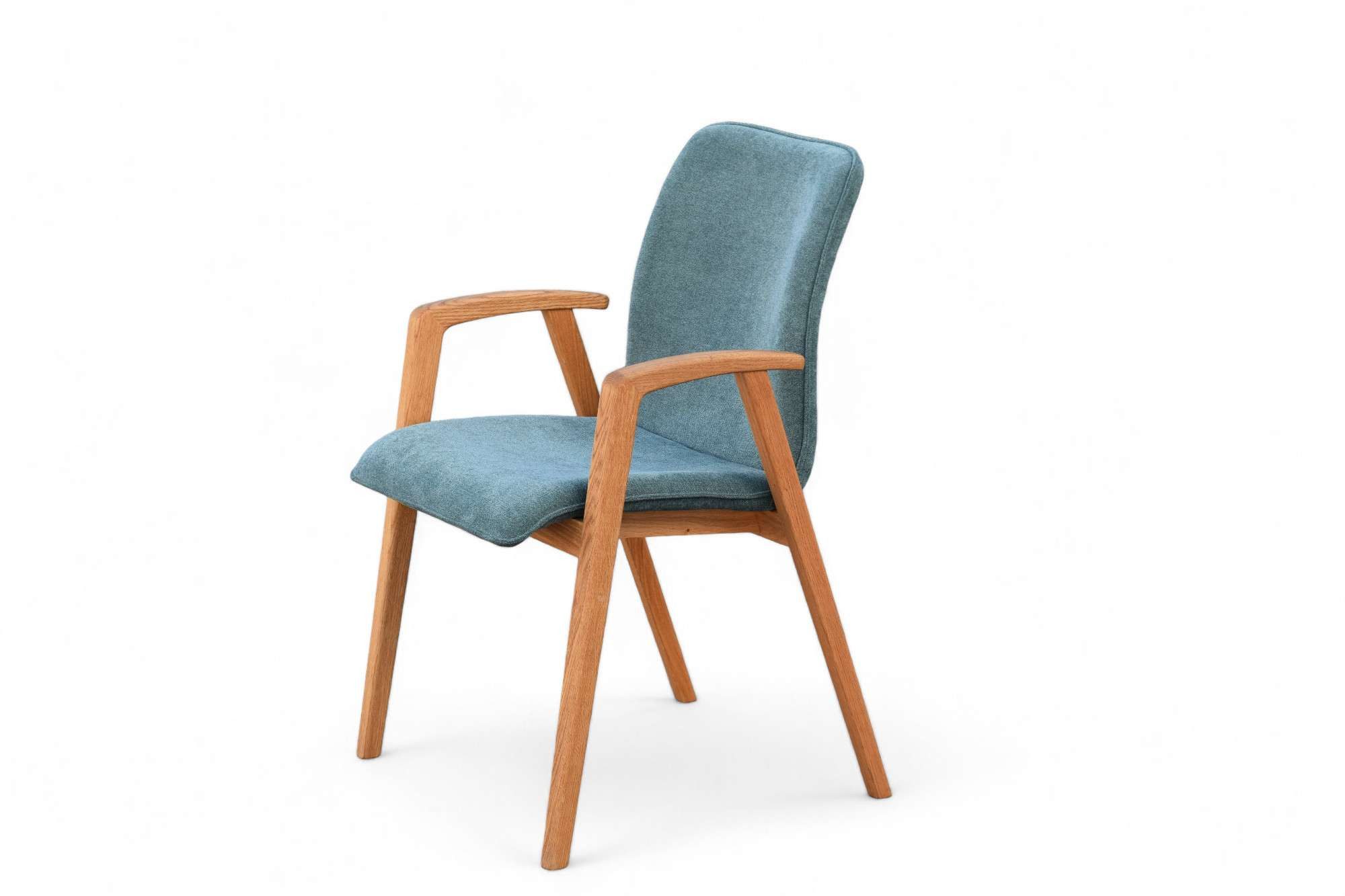 Home affaire Stoel met armleuningen Loreen eetkamerstoel, beklede stoel, designstoel met massief frame, hoogwaardig afgewerkt, armleuningen, stijlvol, comfortabel (set, 2 stuks)