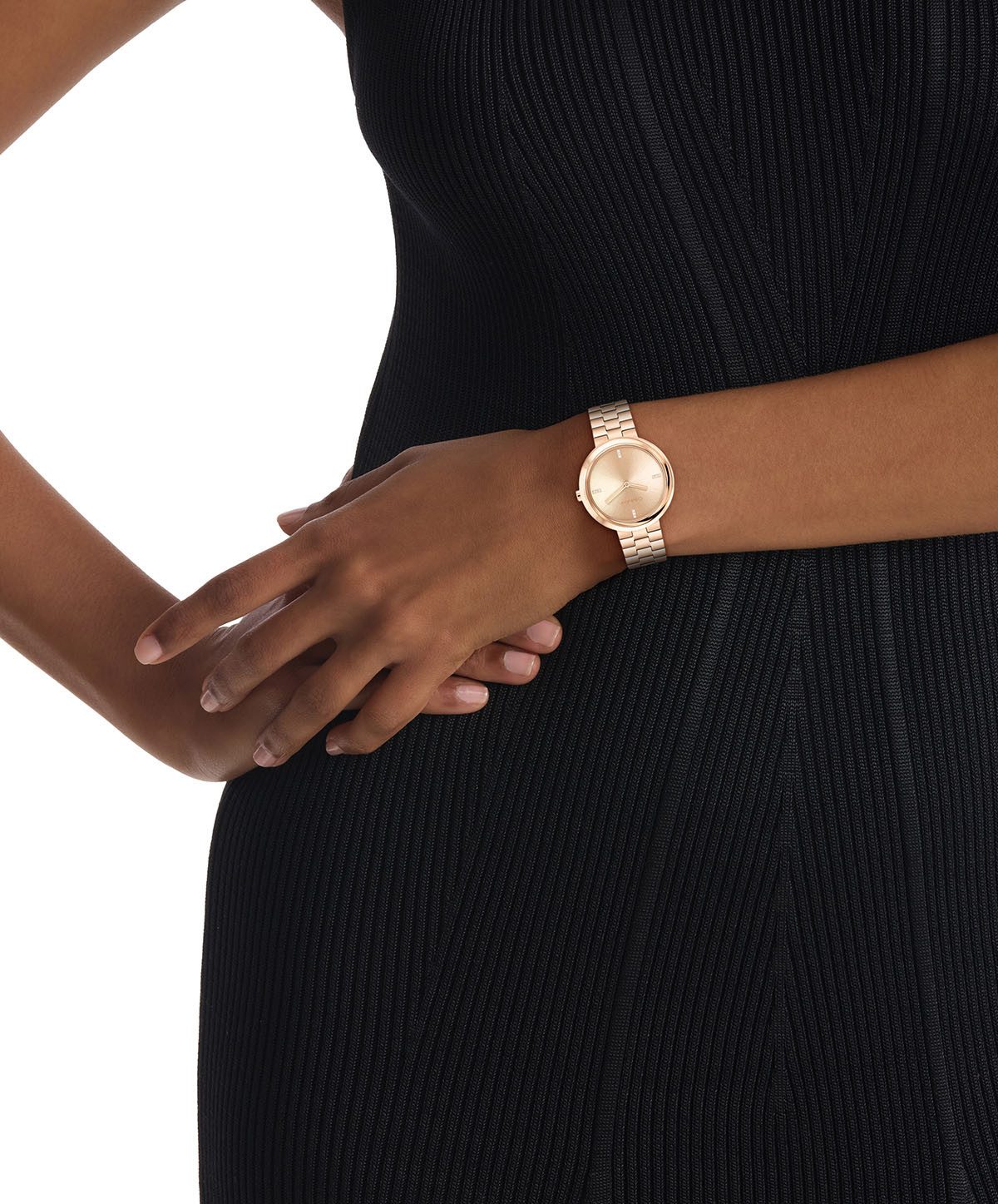 Calvin Klein Kwartshorloge Twisted bezel Polshorloge, dameshorloge, roestvrijstalen band, analoog, glasstenen