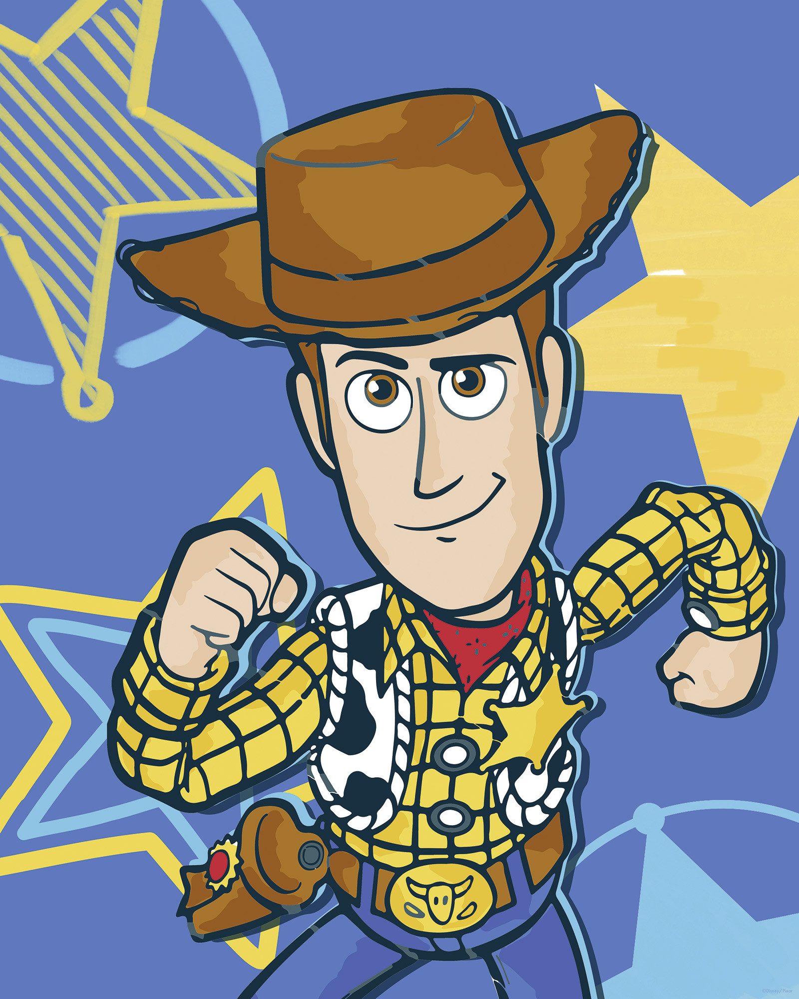 Komar Artprint Disney and Pixar Toy Story Woody 40 x 60 cm (breedte x hoogte) - kinderkamer, decoratie (1 stuk)