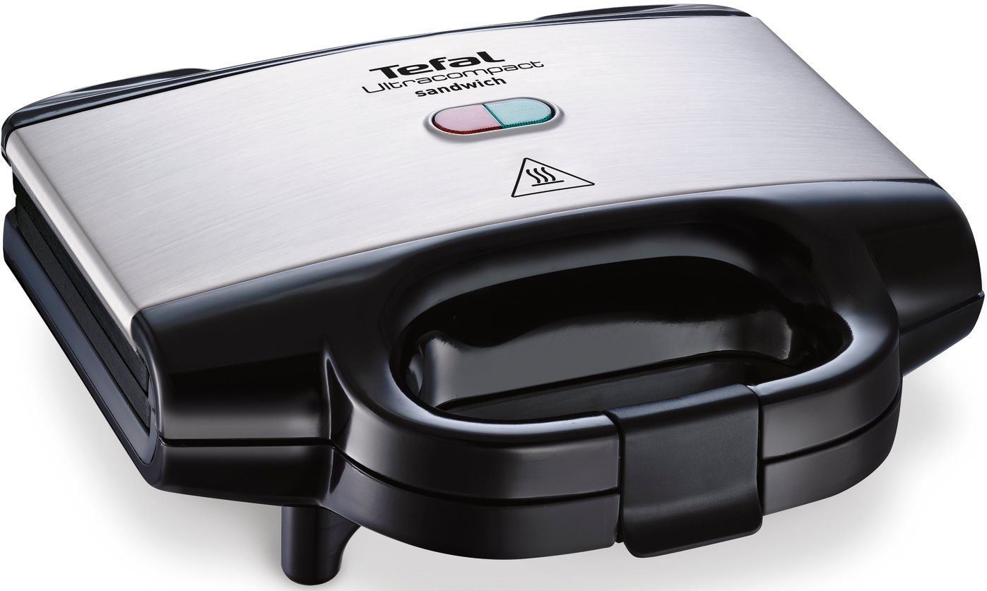 Tefal Sandwichmaker SM1552 Ultracompact bakplaten met antiaanbaklaag, gemakkelijk te...