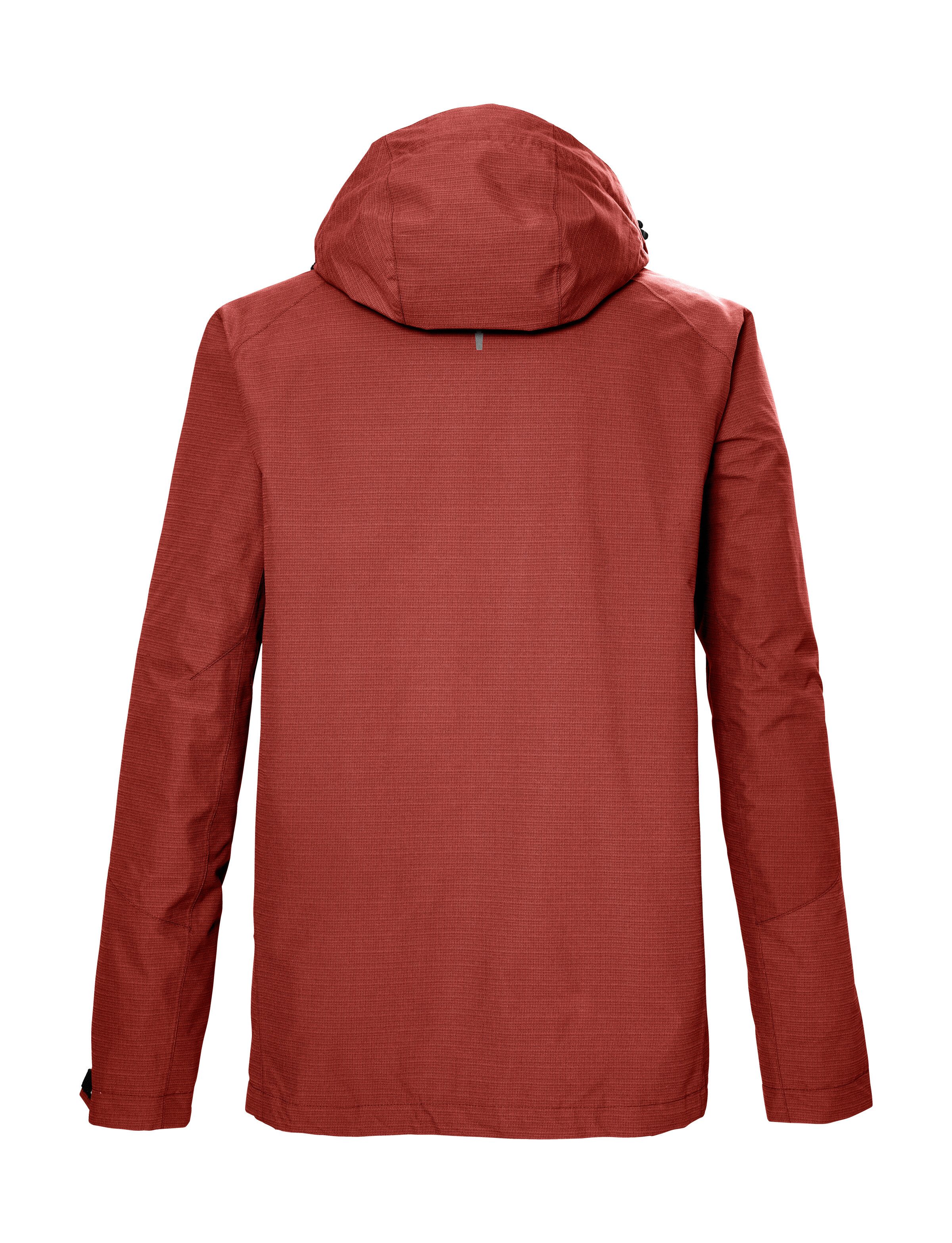 Killtec Outdoorjack KOS 256 MN JCKT_CARLEB Water- en winddichte herenjas, ademend, afneembare capuchon
