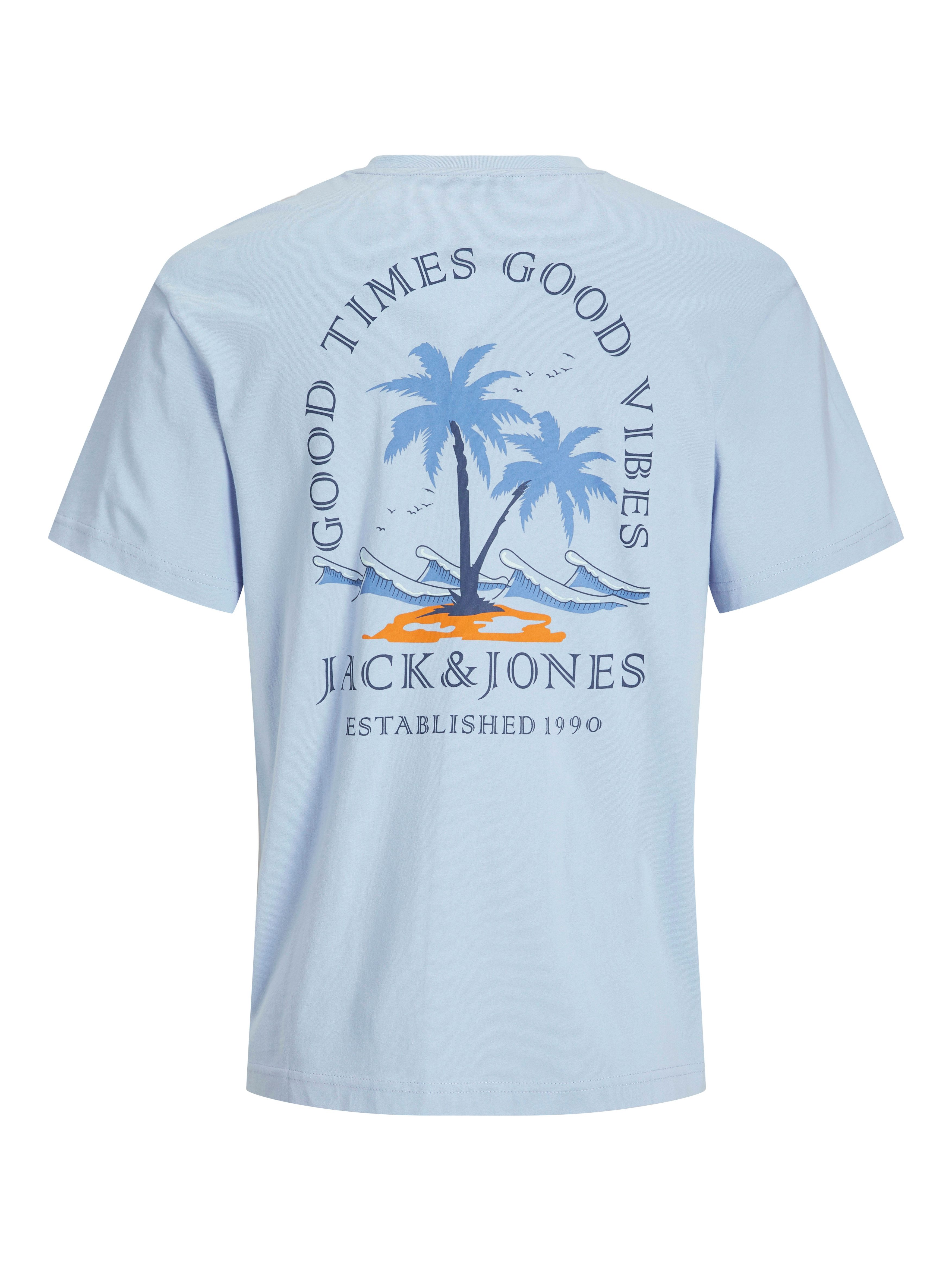 Jack & Jones Shirt met ronde hals JJSUMMER VIBES TEE SS CREW NECK LN