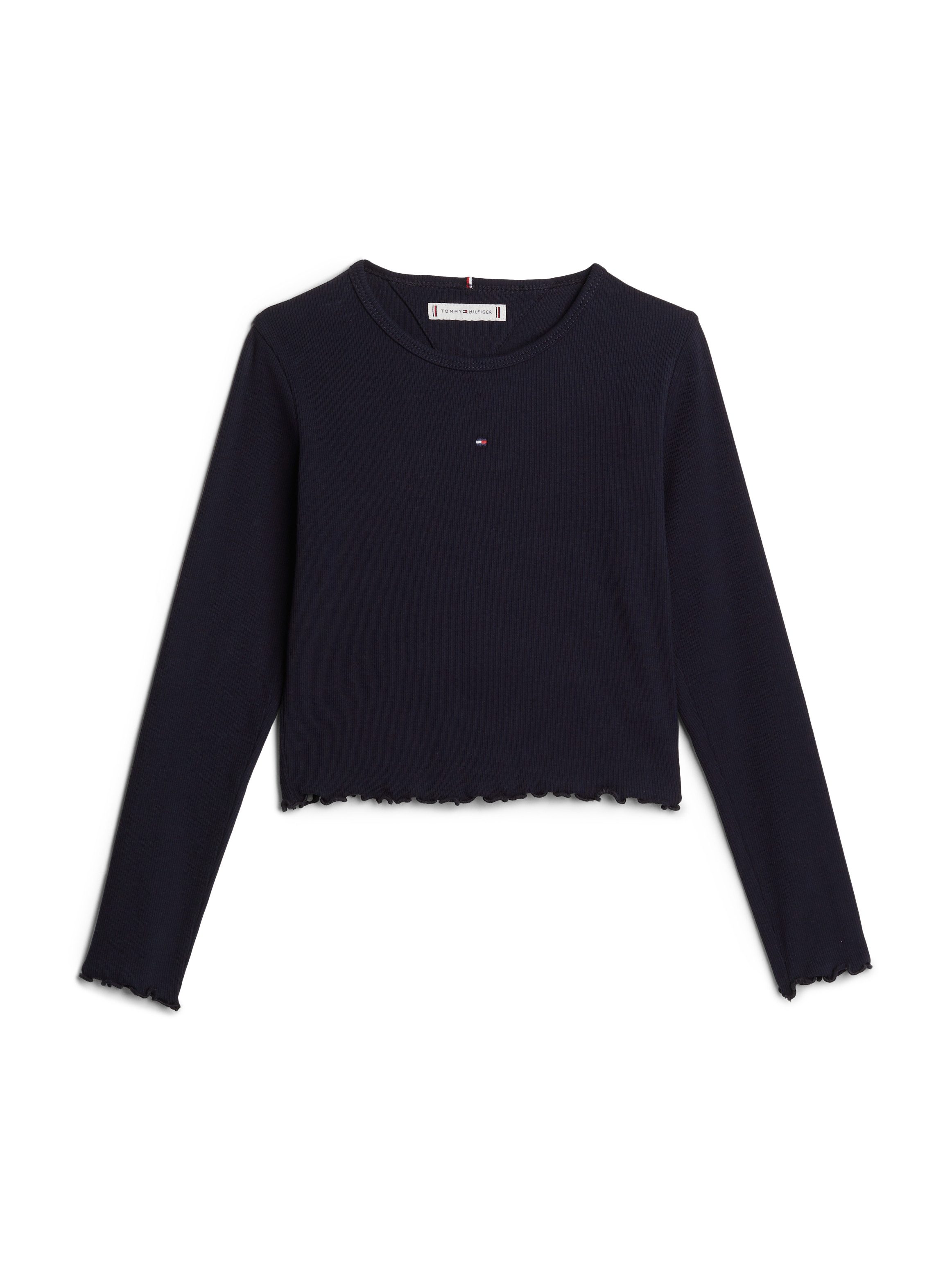 Tommy Hilfiger Shirt met lange mouwen ESSENTIAL RIB TOP L/S