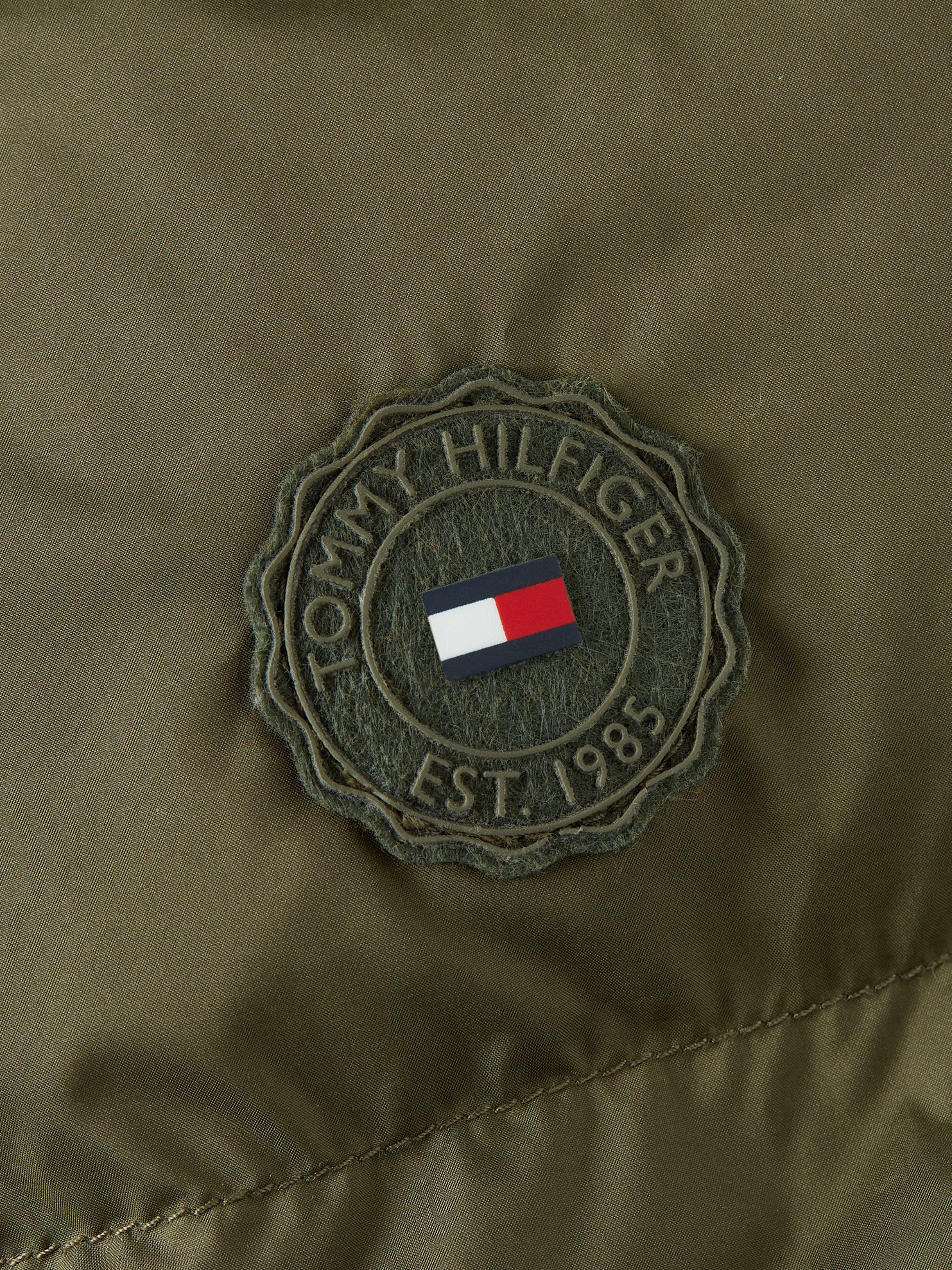 Tommy Hilfiger Lange jas met gestempeld logo