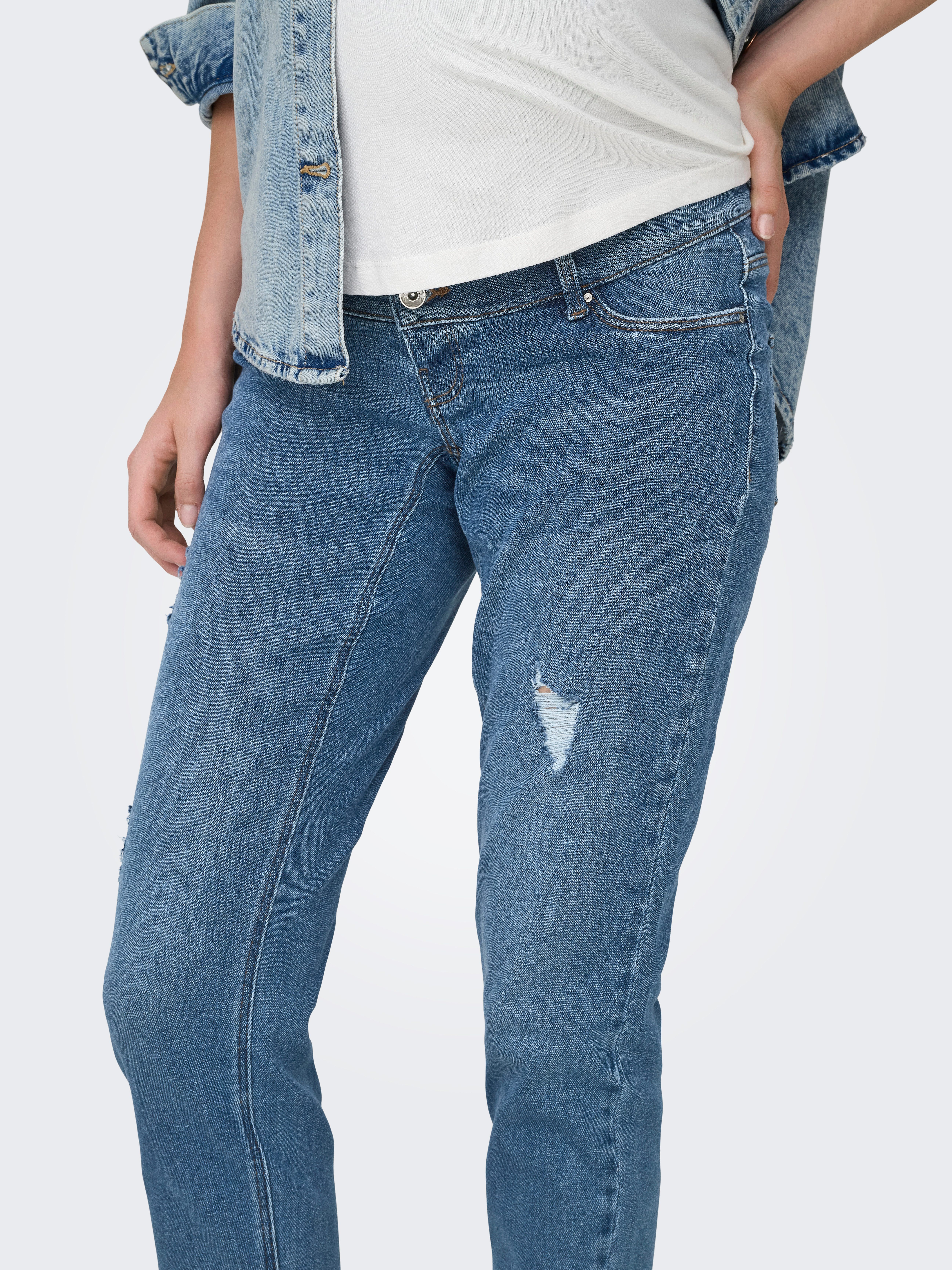 ONLY MATERNITY Zwangerschapsjeans OLMCATWALK HW MOM AK DES DNM PIM040 NOOS
