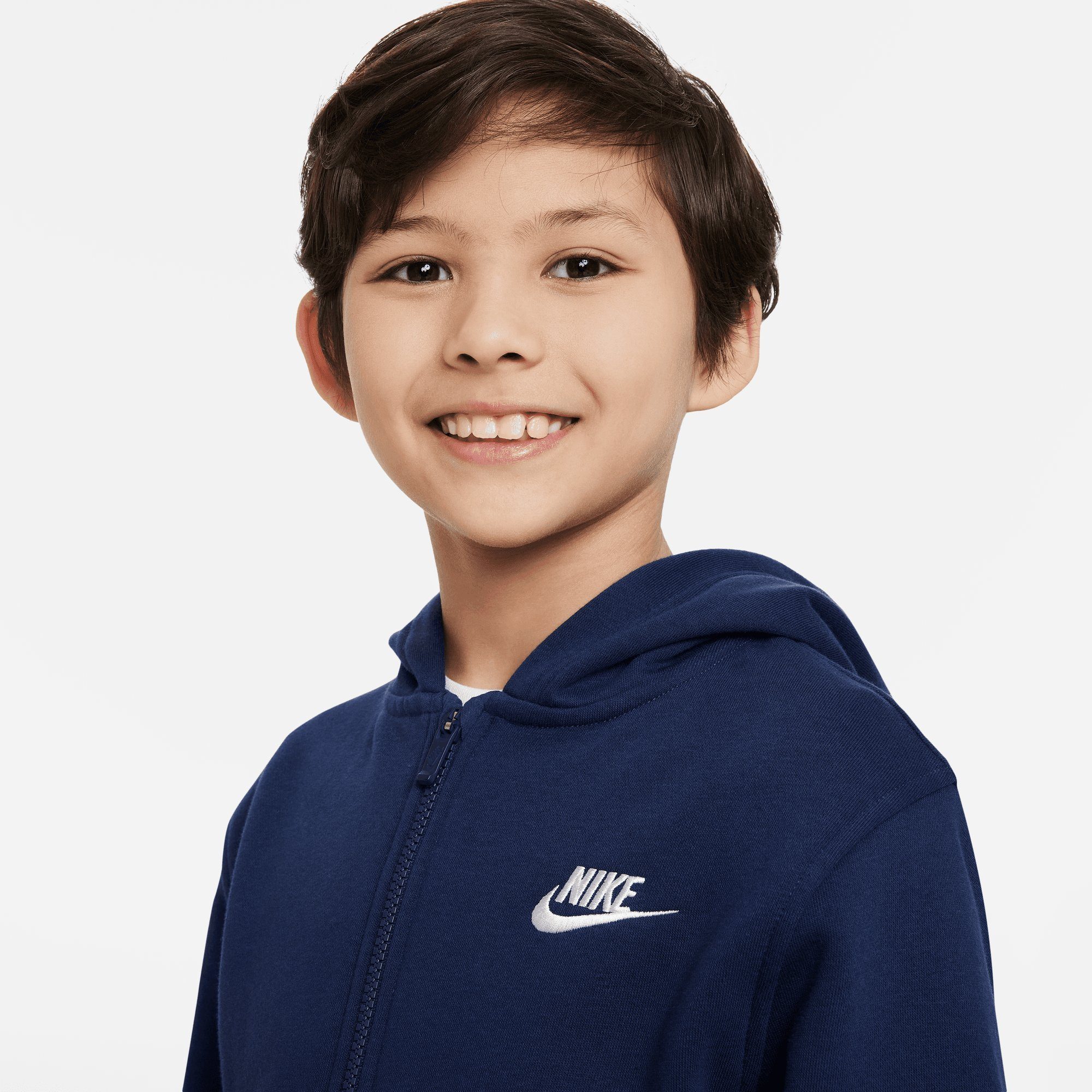 Nike Sportswear Capuchonsweatvest CLUB FLEECE BIG KIDS' FULL-ZIP HOODIE