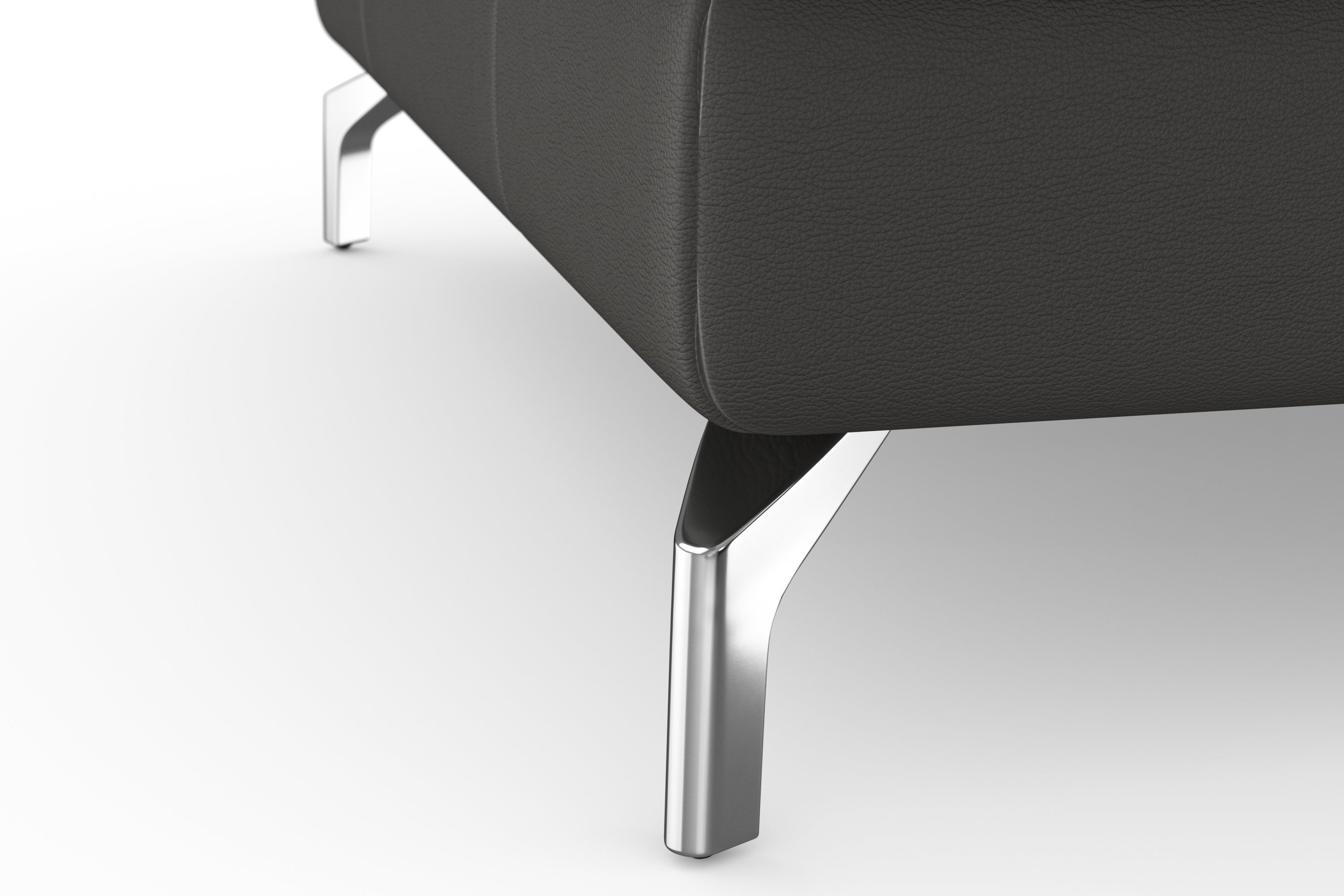 sit&more Zithoek Bendigo U-vorm inclusief zitdiepteverstelling, bodemvrijheid 12 cm, in 2 pootkleuren