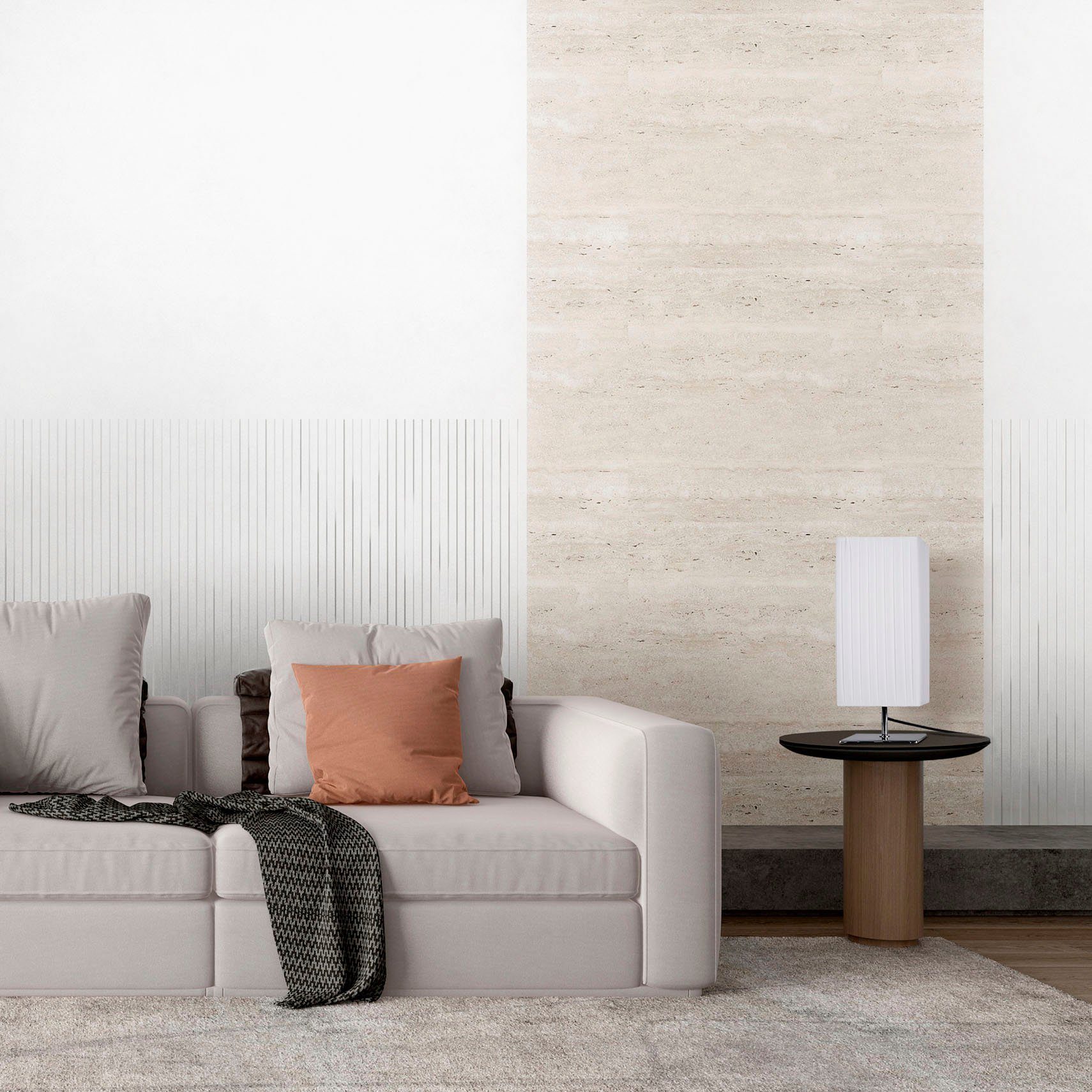 Paco Home Tafellamp Kirsten LED woonkamer slaapkamer modern tijdloos chroom E27