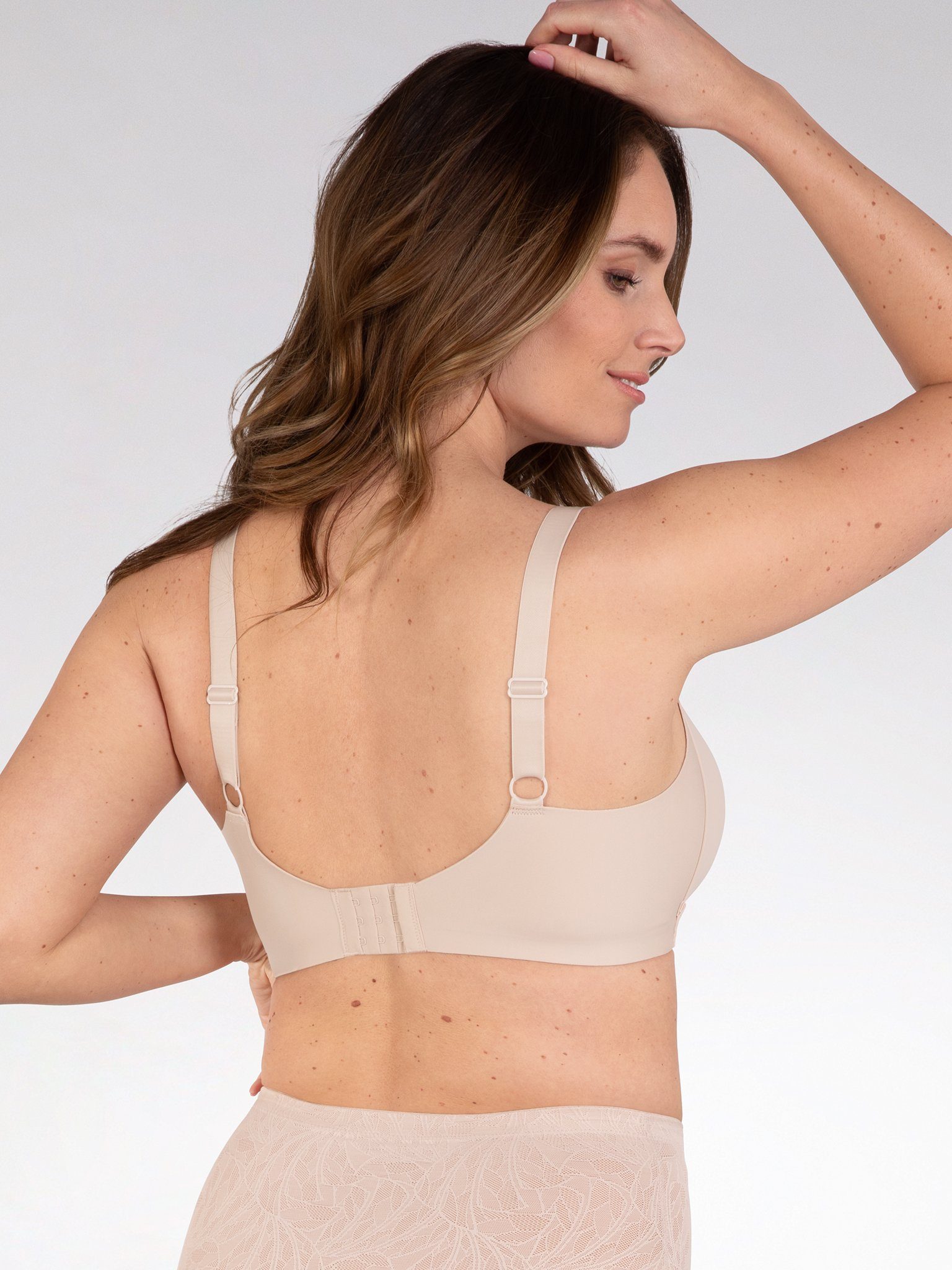 Naturana Soft-bh Side smoother Vlakke naadloze afwerkingen, brede onderband, zonder beugels