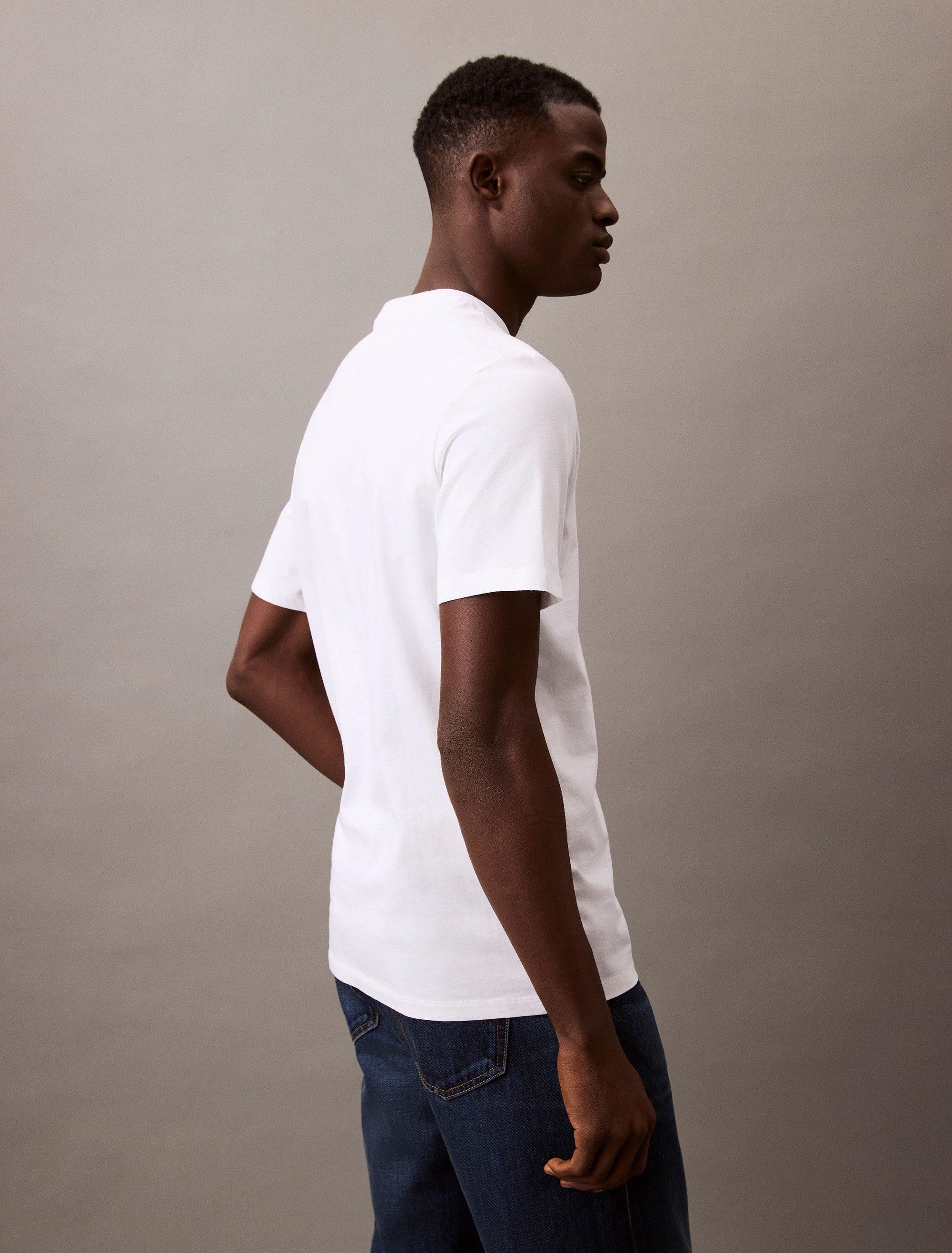 Calvin Klein T-shirt SS SMOOTH CTTN SOLID CREWNK TEE