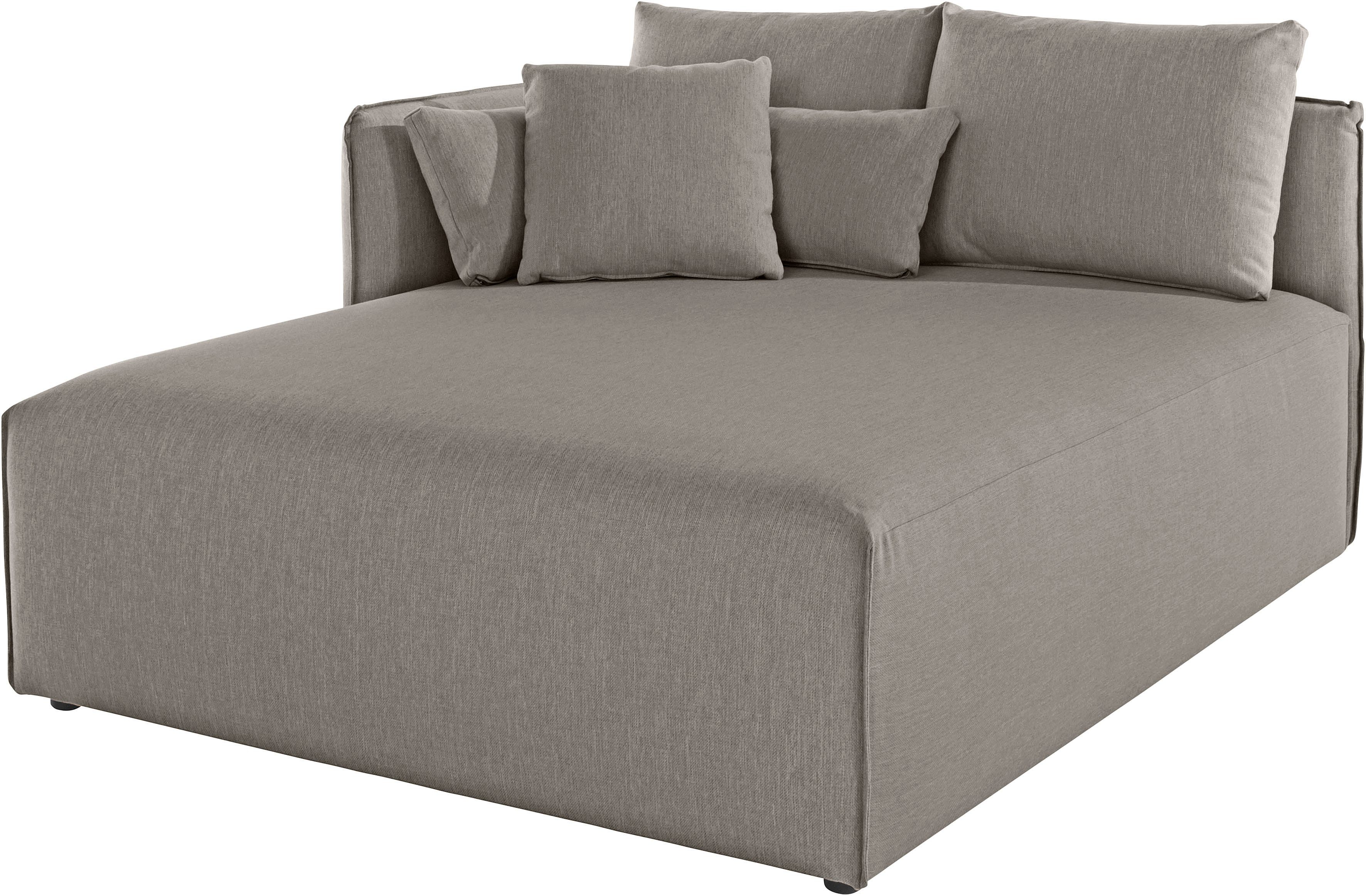 andas Ottomane Nöre Lounge-module - om zelf samen te stellen, breedte 138 cm, diepte 168 cm