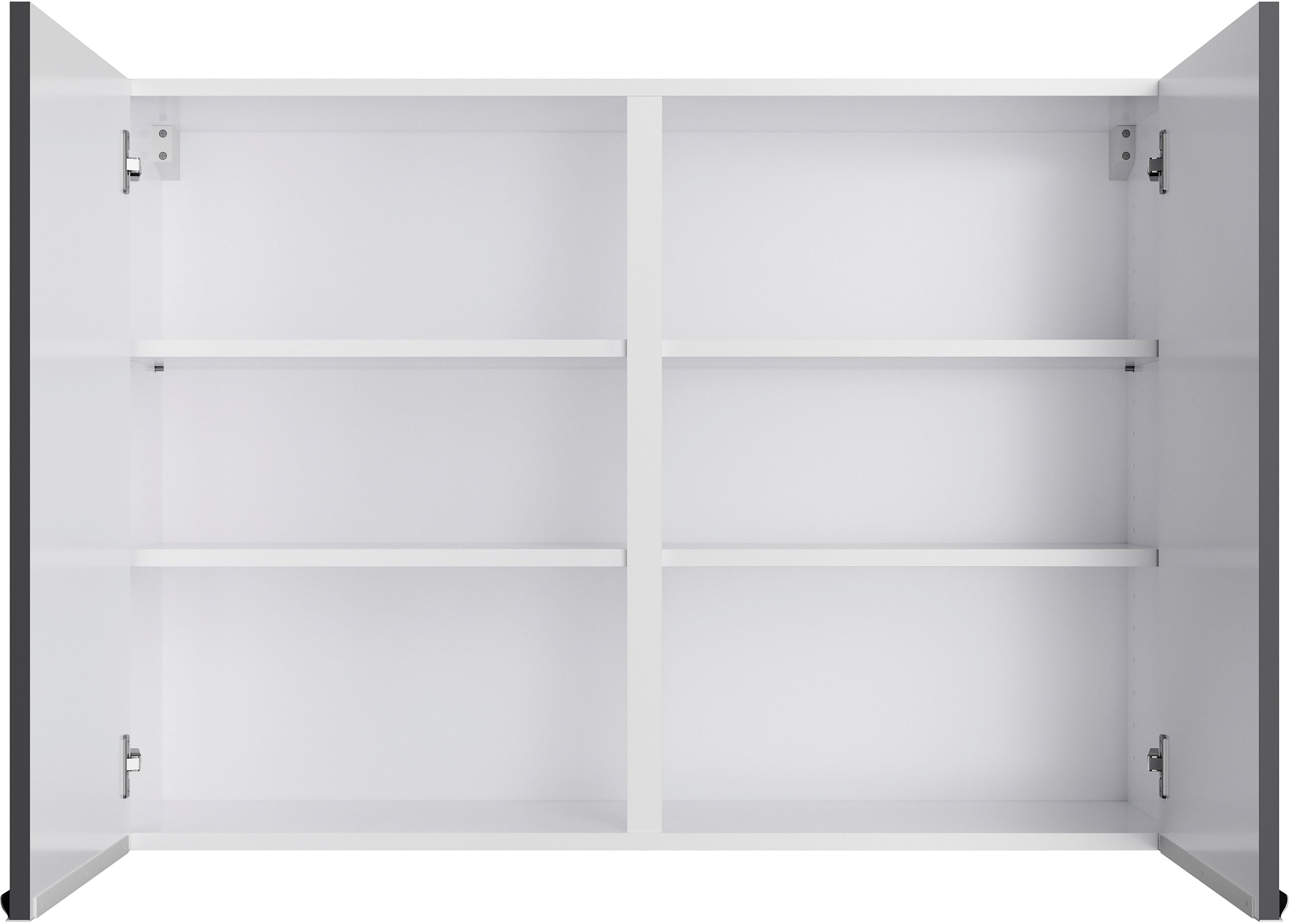 OPTIFIT Hangend kastje Lilly2 Breedte 100 cm, 2 deuren, 4 planken