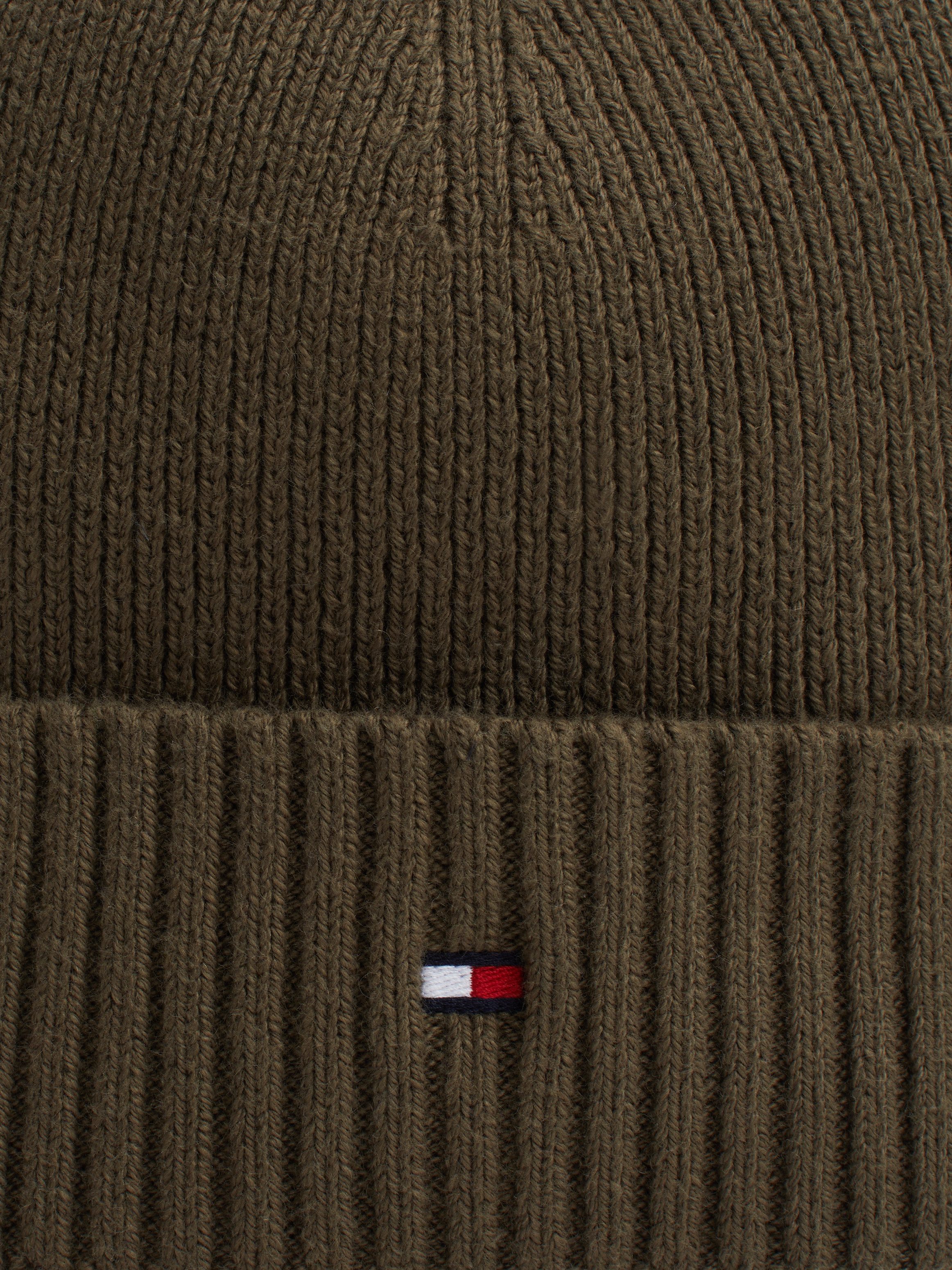 Tommy Hilfiger Gebreide muts TH FLAG PIMA COTTON BEANIE