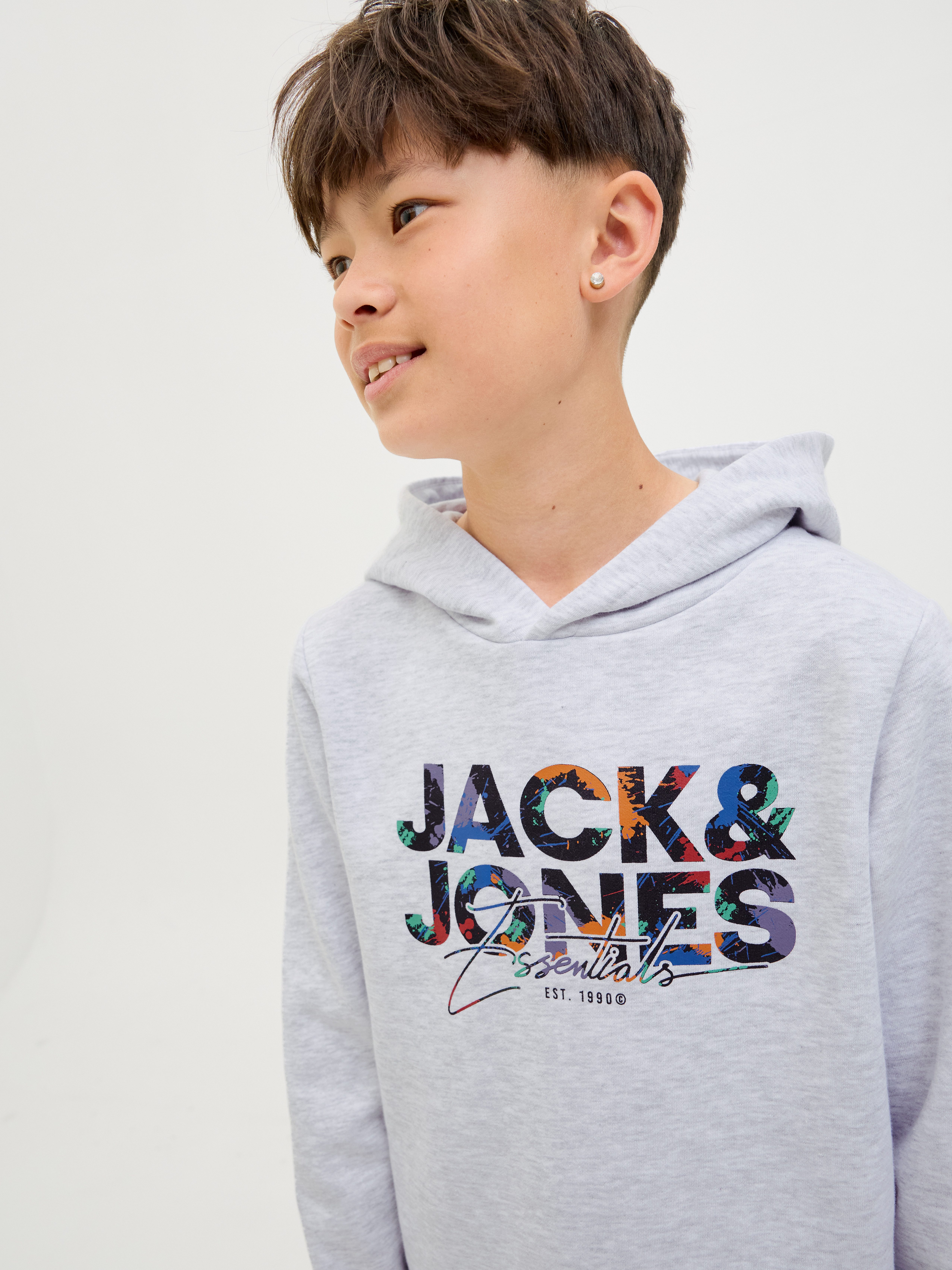 Jack & Jones Junior Hoodie JJGEPLAS SWEAT HOOD JNR