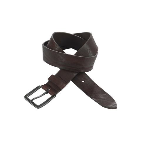 JACKenJONES Originals Jacvictor Leather Belt Noos Black Coffee | Freewear Bruin