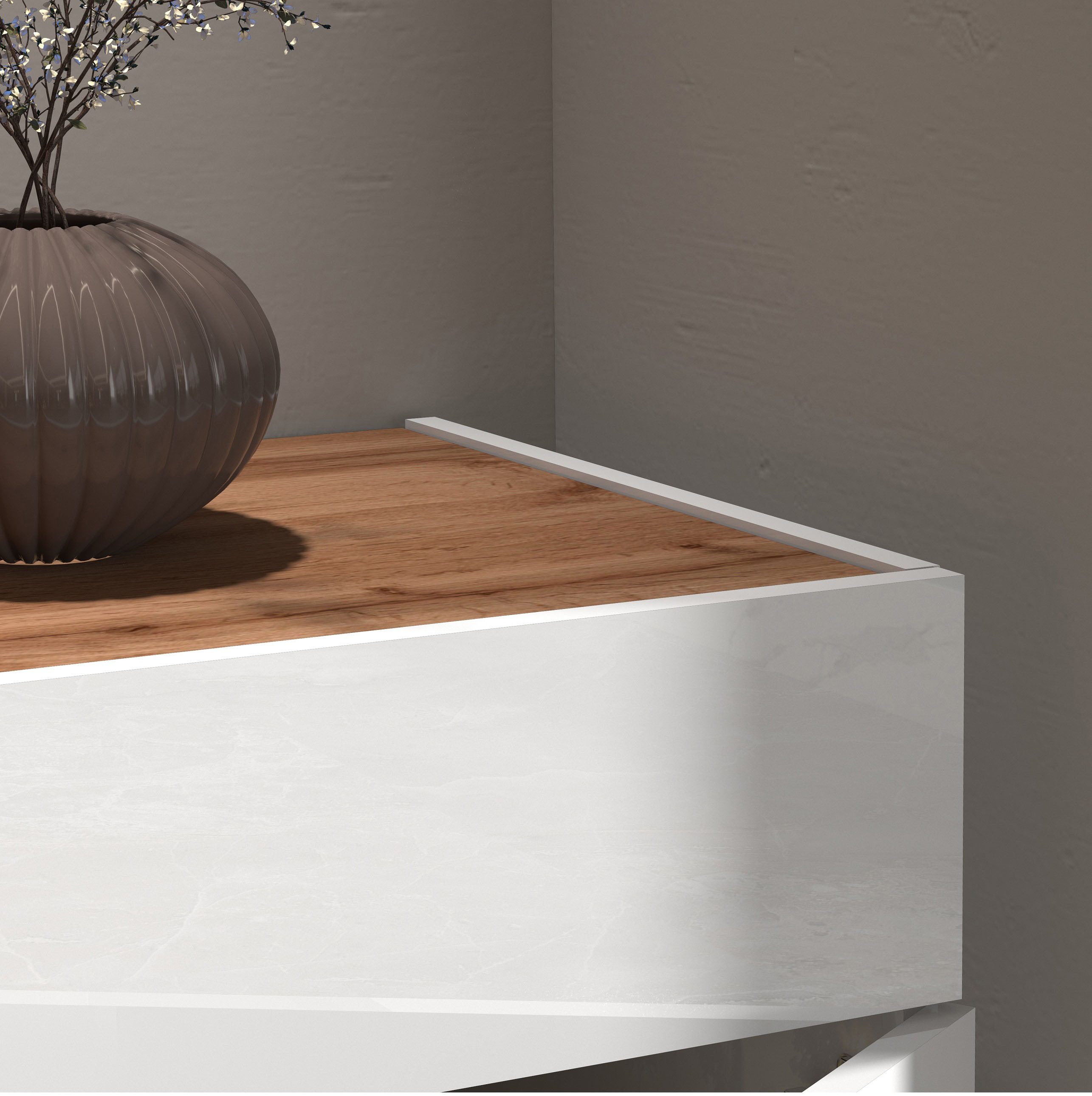INOSIGN Dressoir Garda, Ladekast, Kast, Buffet 2 deuren, 1 lade, greeploos breedte 80,9 cm