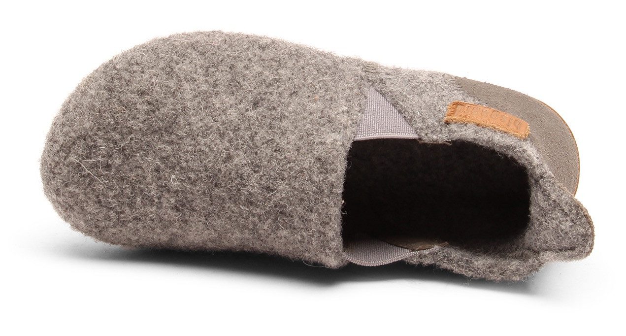 Bisgaard Pantoffels Sailor wool Peuterschoen met lamswol, maatsjabloon om te downloaden